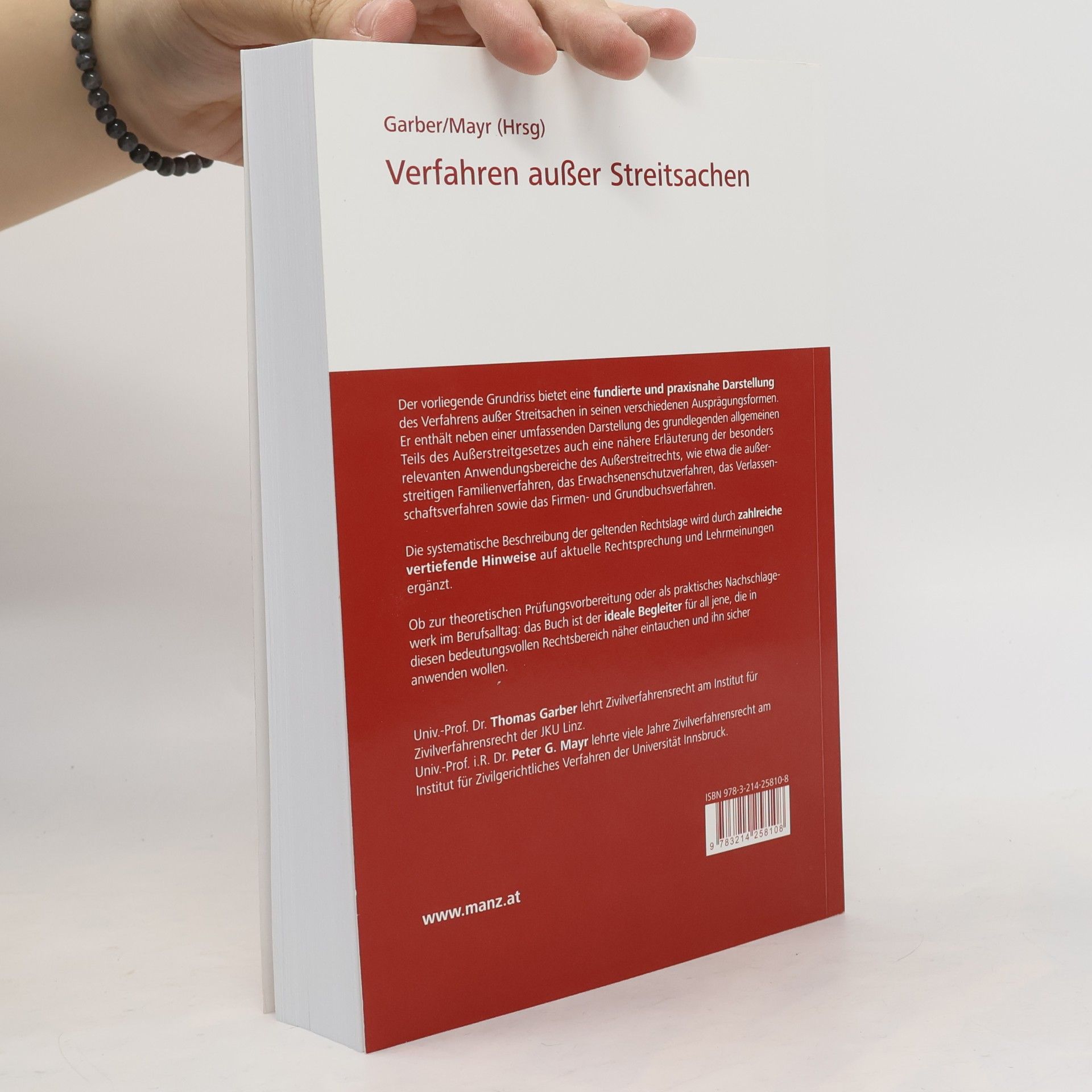 Garber Verfahren außer Streitsachen (Kurzlehrbuch)