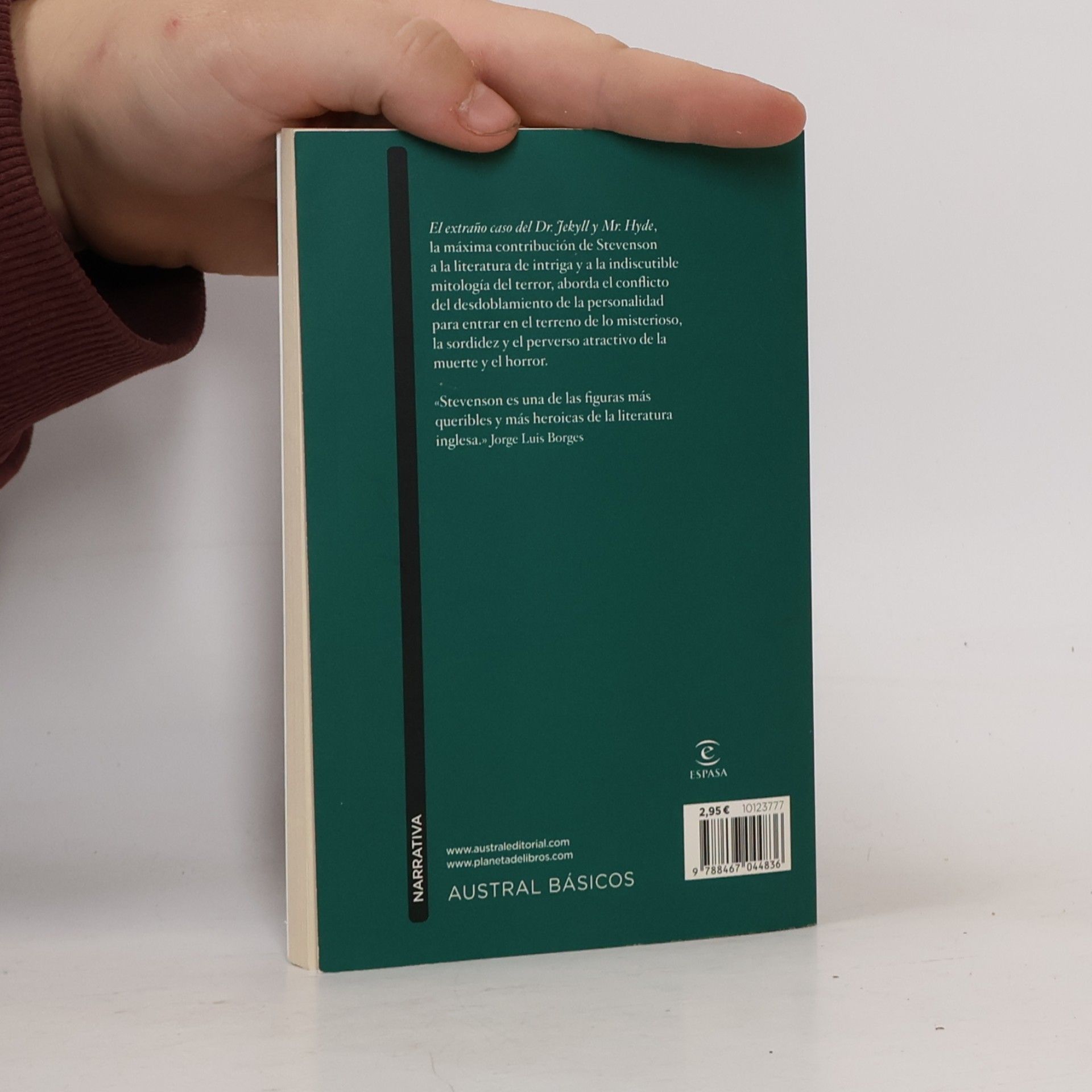 Robert Louis Stevenson Austral Básicos: El extraño caso del Dr. Jekyll y Mr. Hyde. Dr. Jekyll und Mr. Hyde, englische Ausgabe