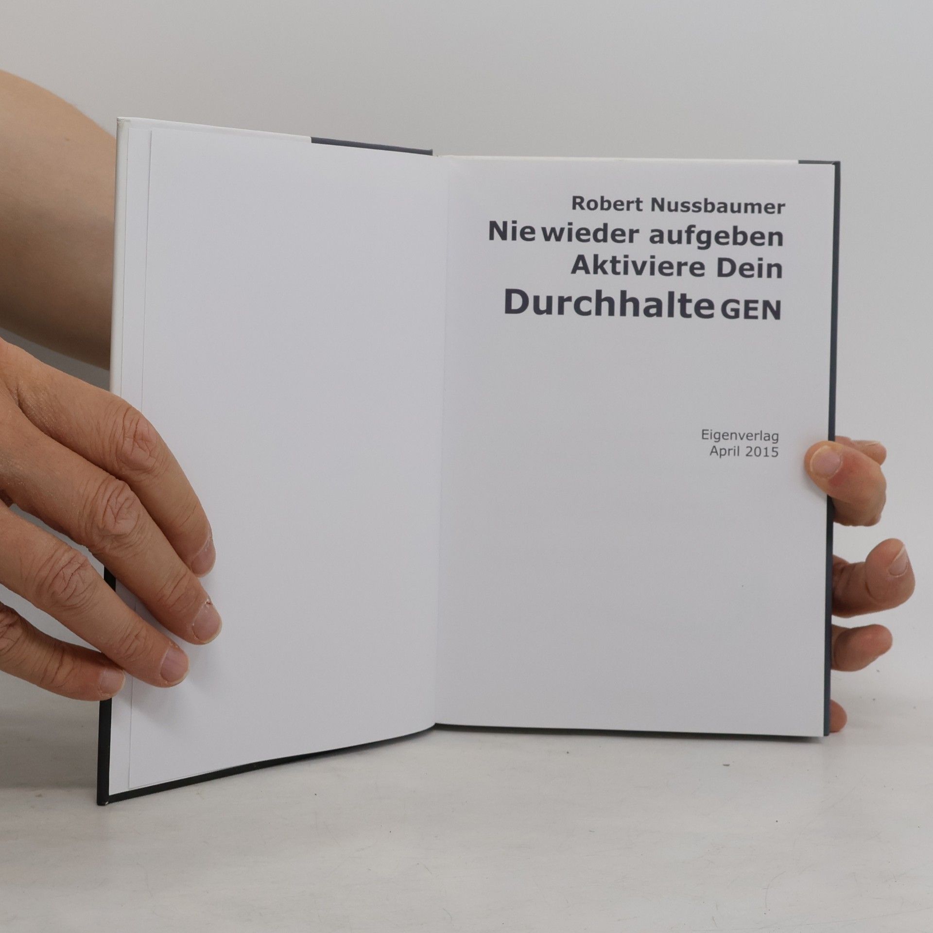 Aldene Nussbaumer Roberts Nie wieder aufgeben!