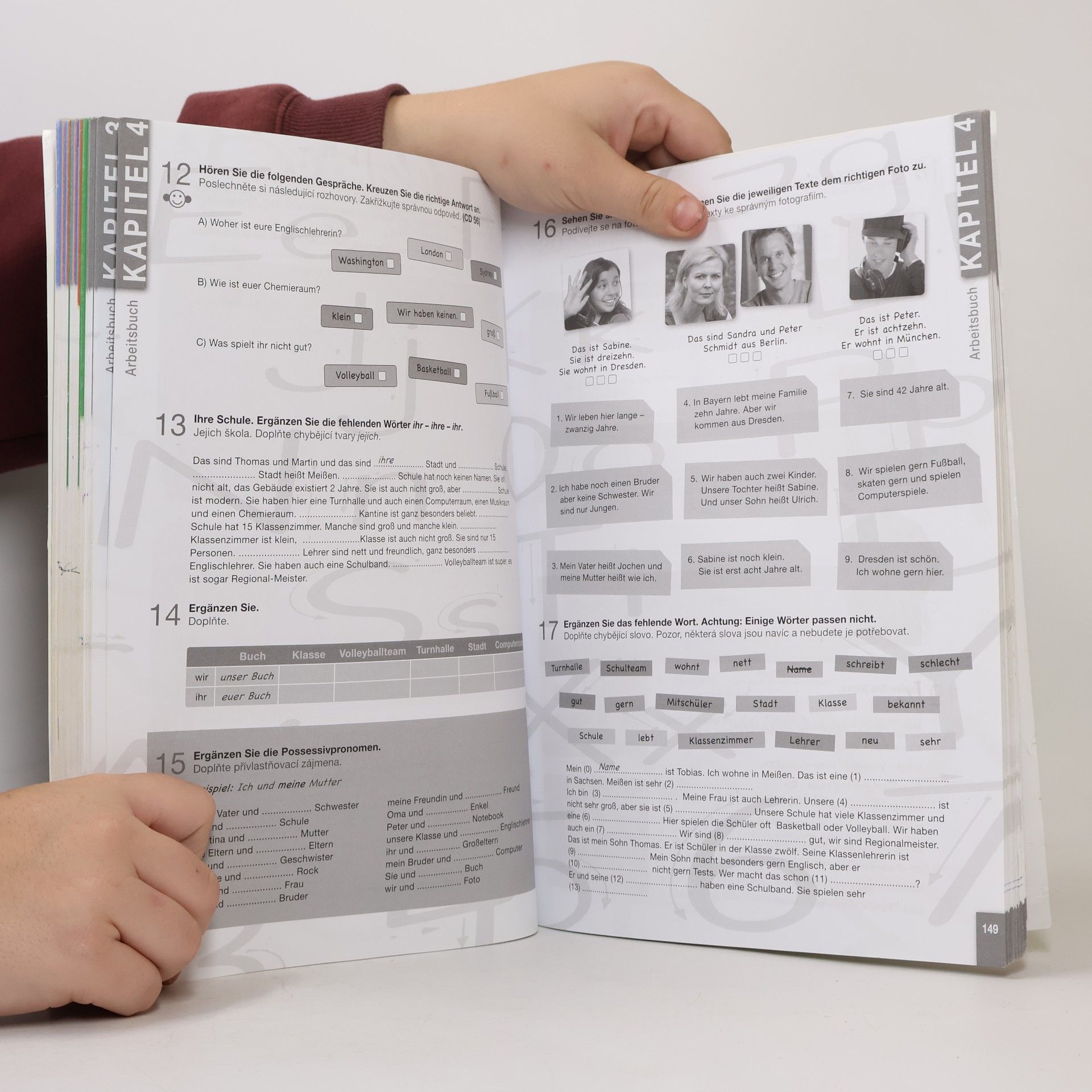 Autorenkollektiv Genau! 1. Němčina pro střední odborné školy a učiliště: učebnice a pracovní sešit