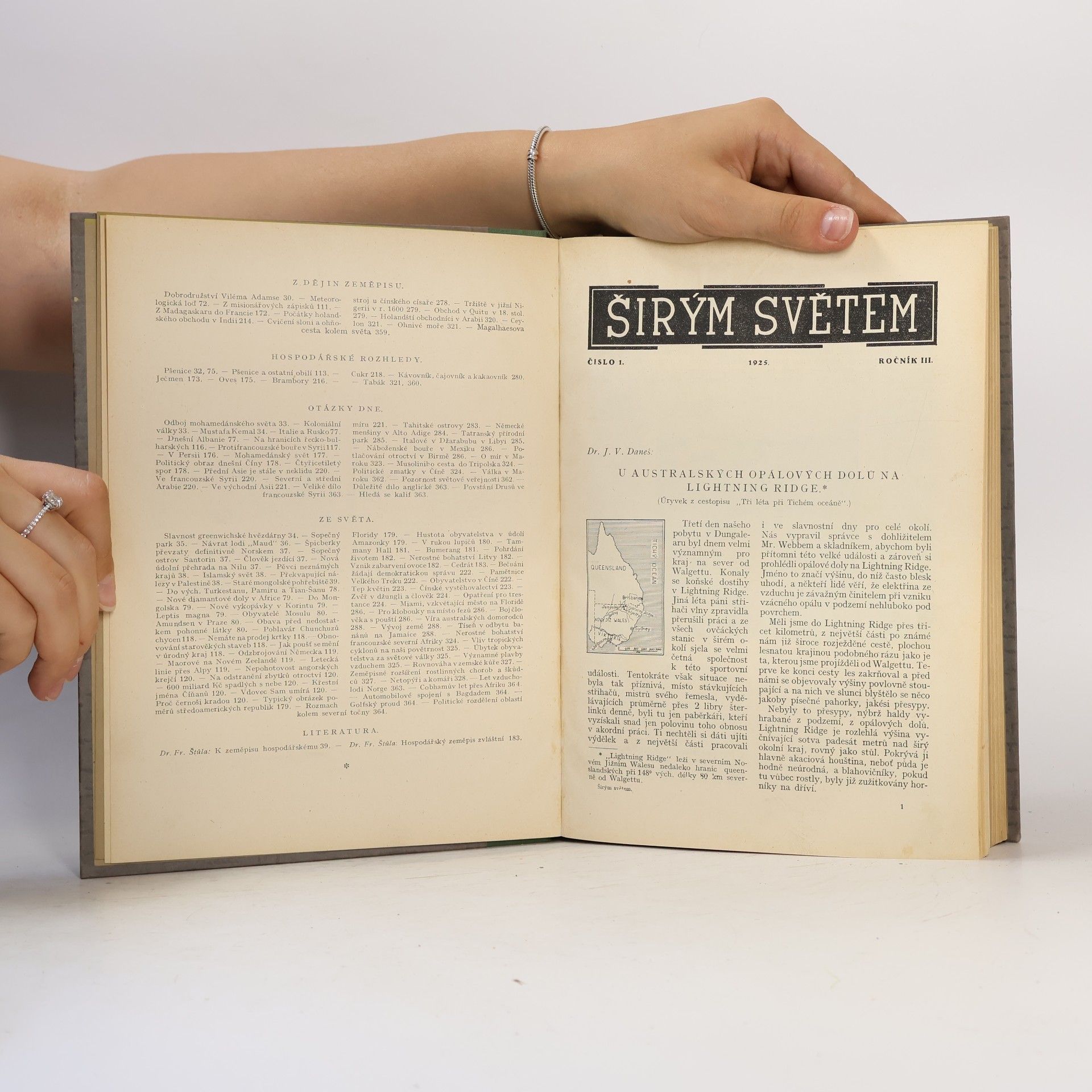 Collectif d'auteurs Širým světem zeměpisný měsíčník, ročník III.