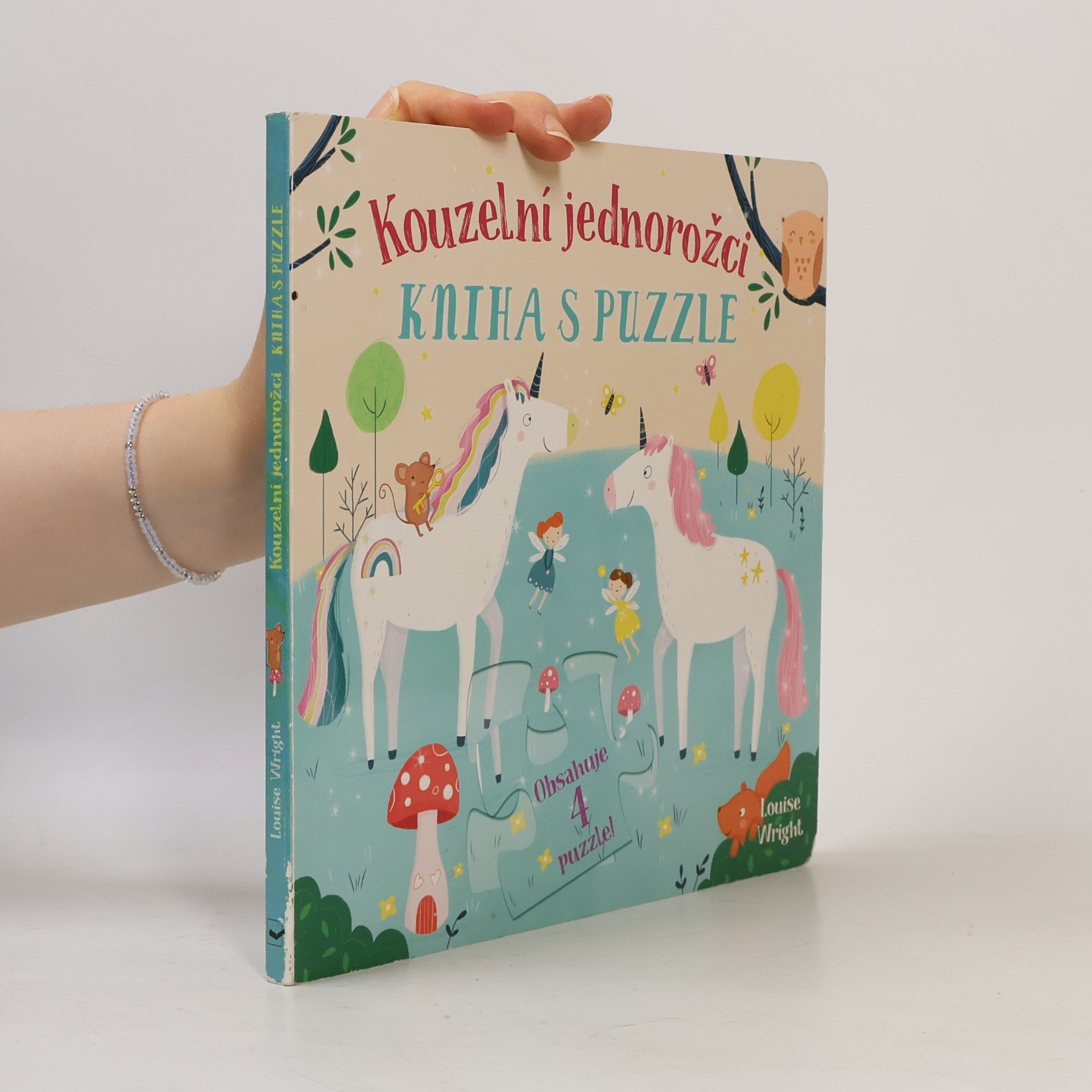 Louise Wright Kouzelní jednorožci - Kniha s puzzle