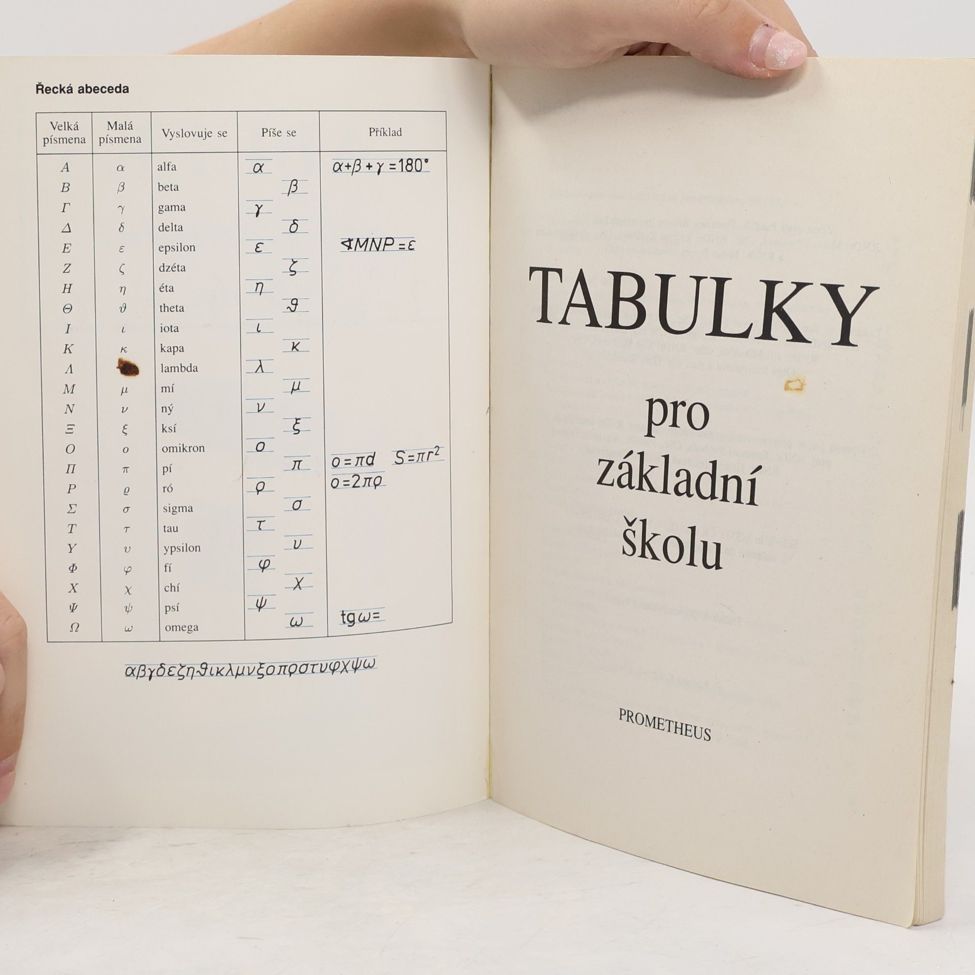 Růžena Kolářová Tabulky pro základní školu