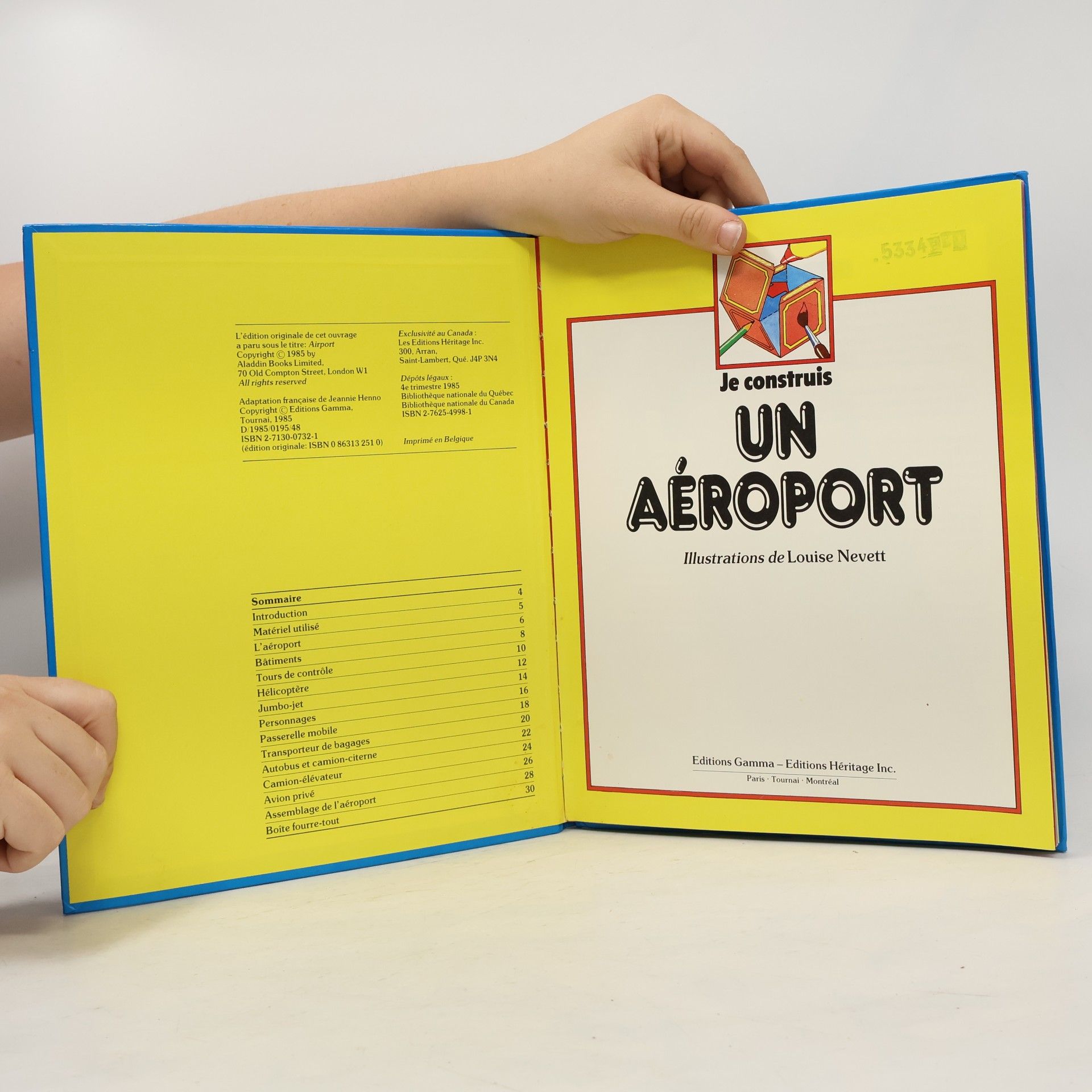 Various authors Je construis un aéroport