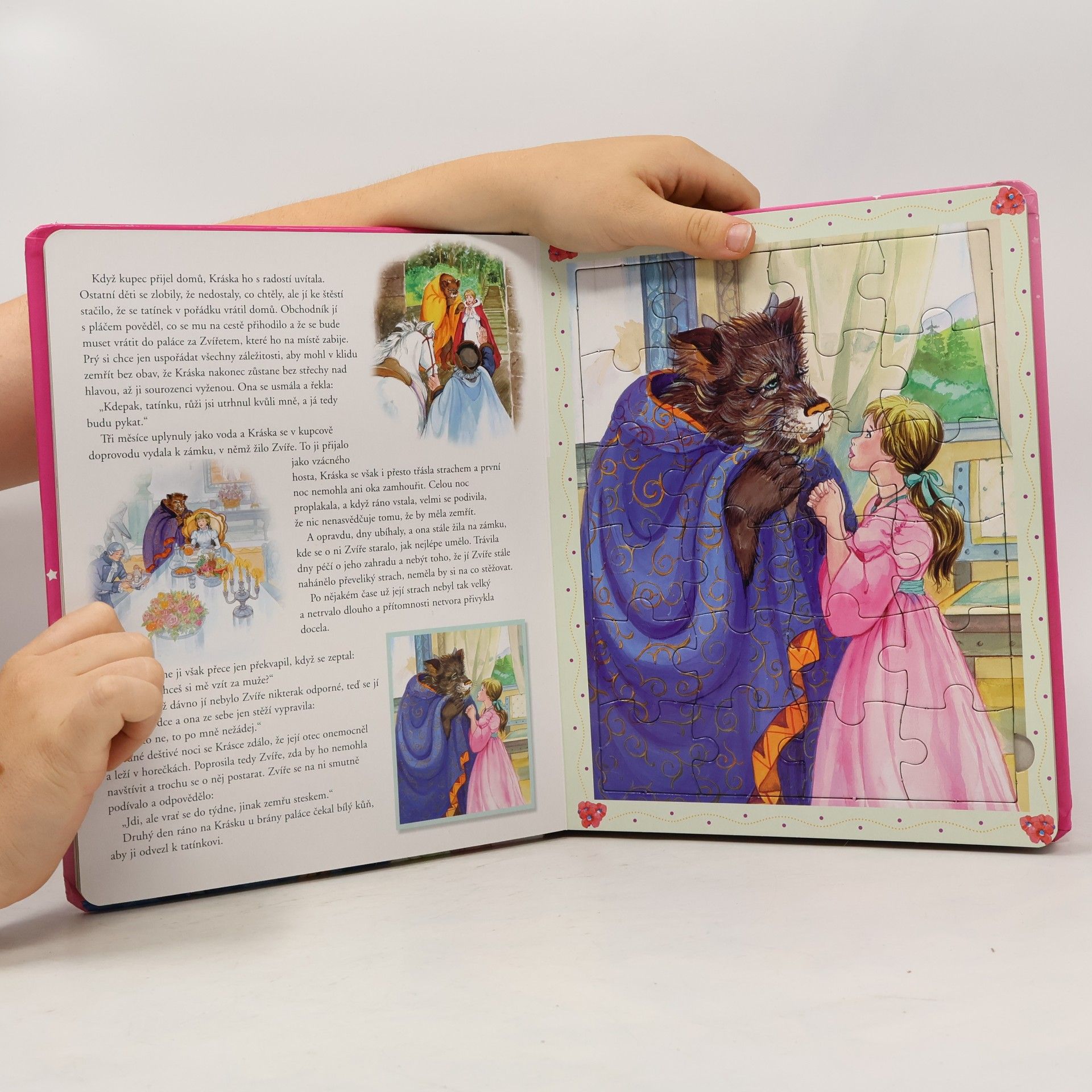 Kolektiv autorů Pohádkové princezny - 7 puzzle s pohádkou
