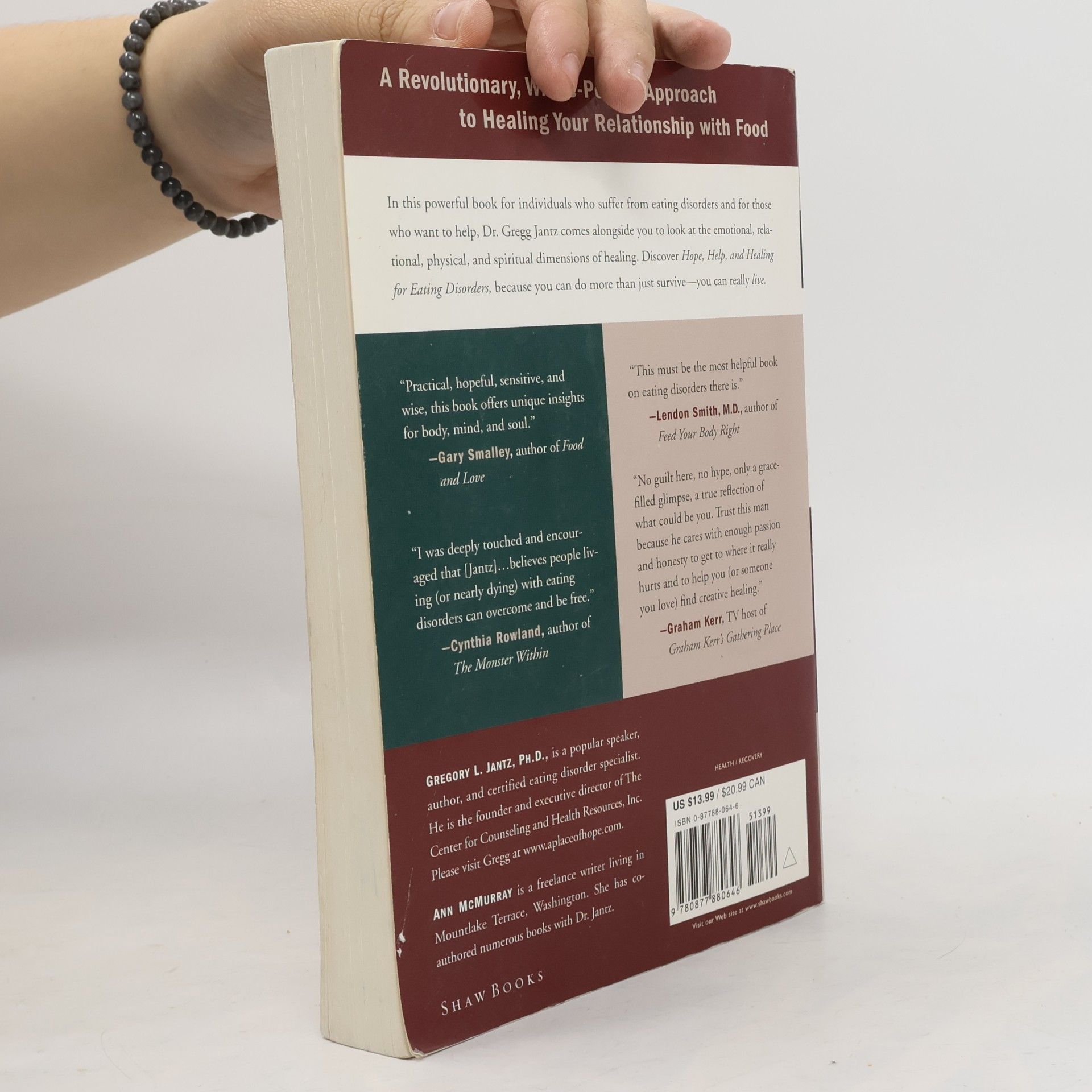 Gregory L. Jantz Hope, Help, and Healing for Eating Disorders