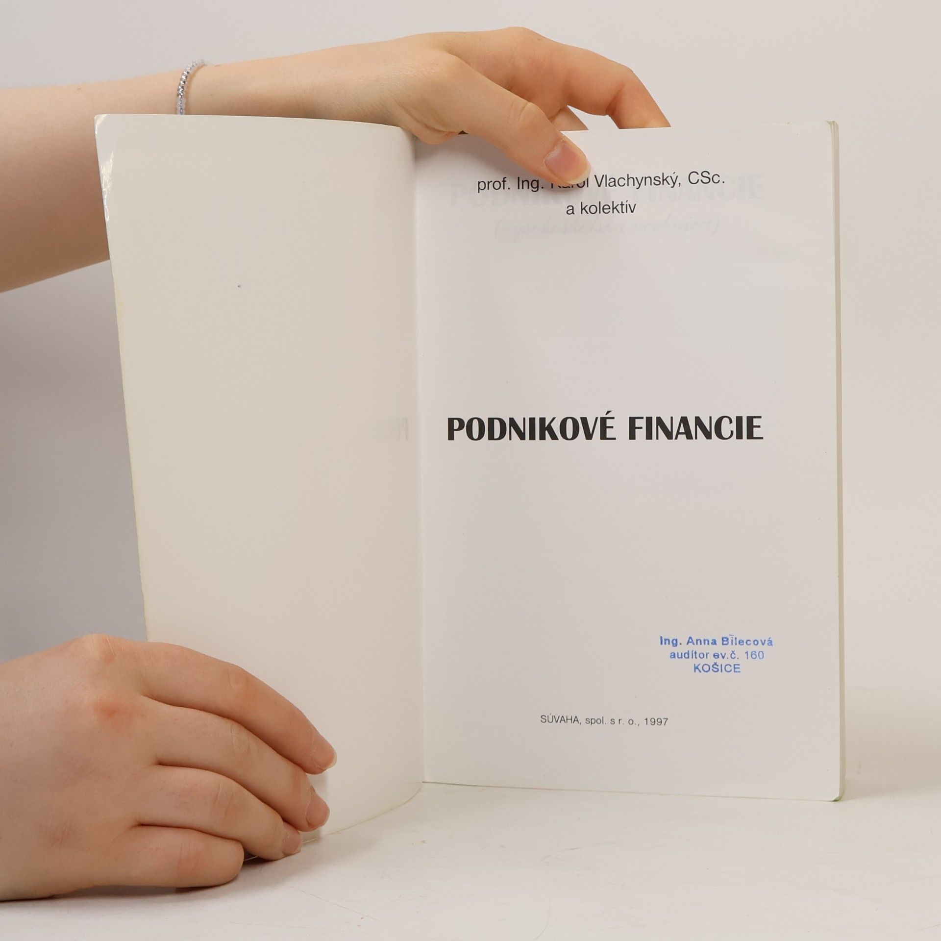 Karol Vlachynský Podnikové financie