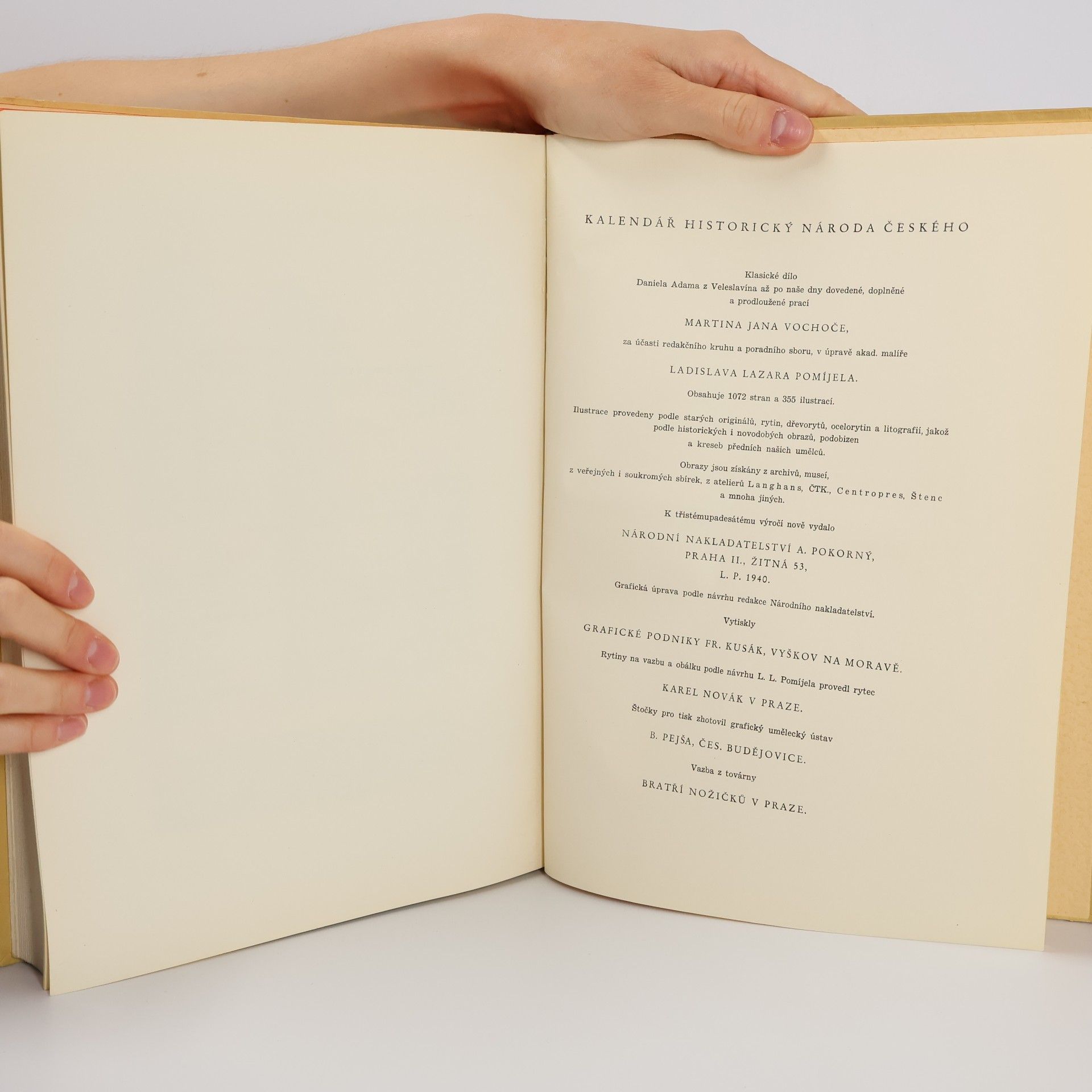 Various authors Kalendář historický národa českého : Klasické dílo