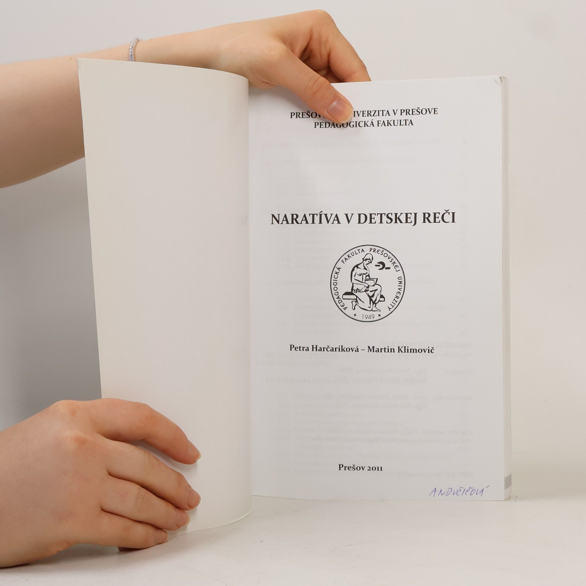 Petra Harčaríková Naratíva v detskej reči