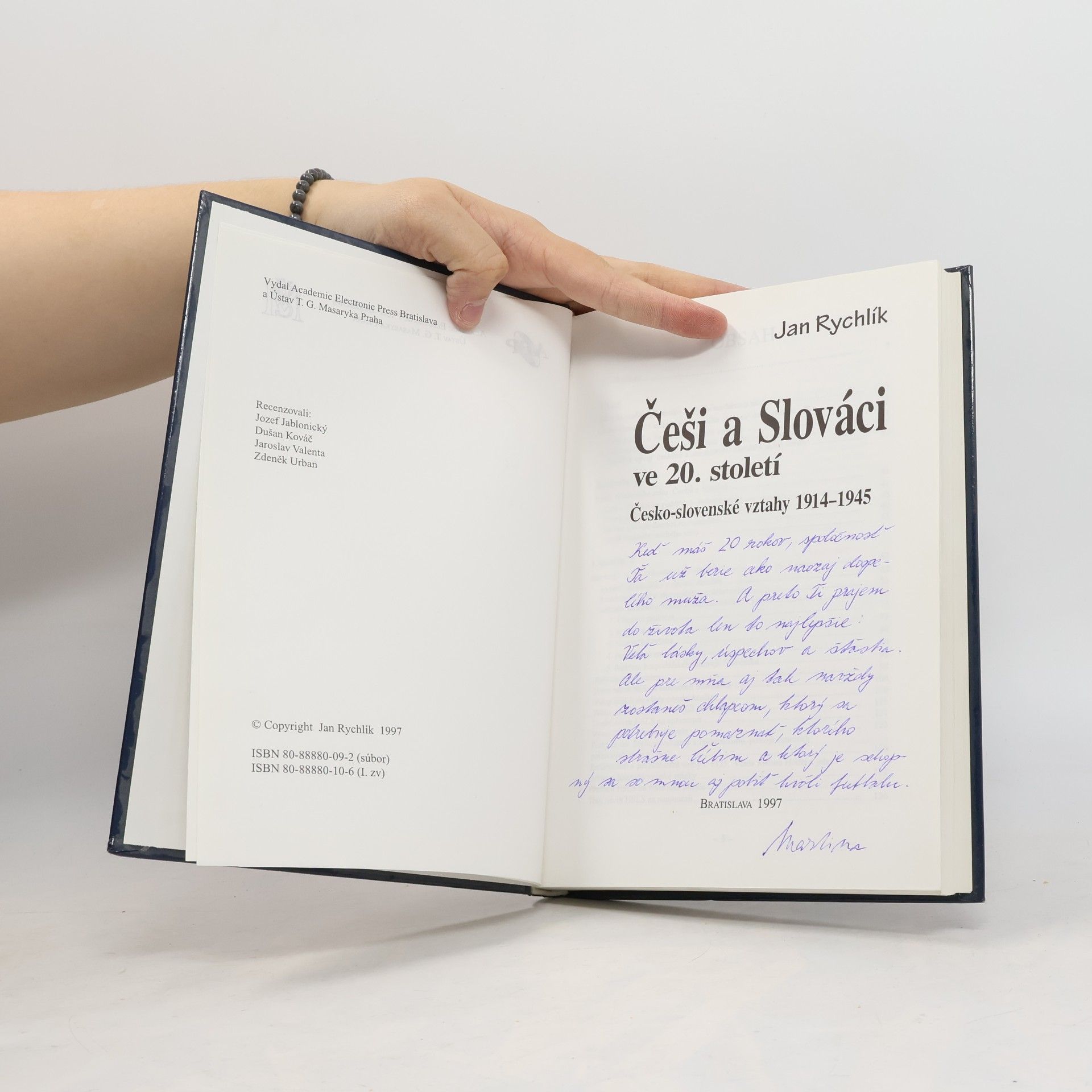 Jan Rychlík Češi a Slováci ve 20. století. Česko-slovenské vztahy 1914-1945.