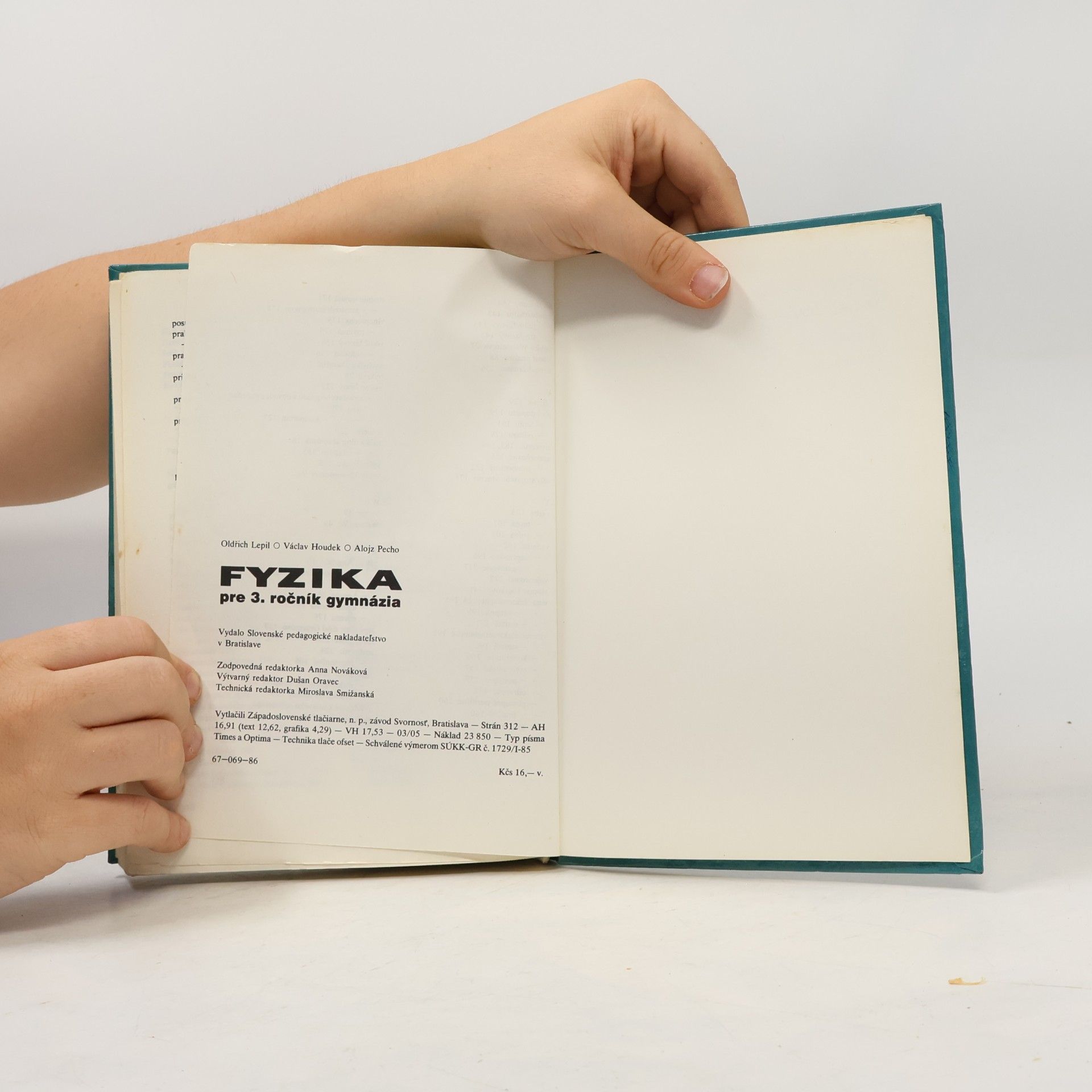 Autorenkollektiv Fyzika pre 3. ročník gymnázia
