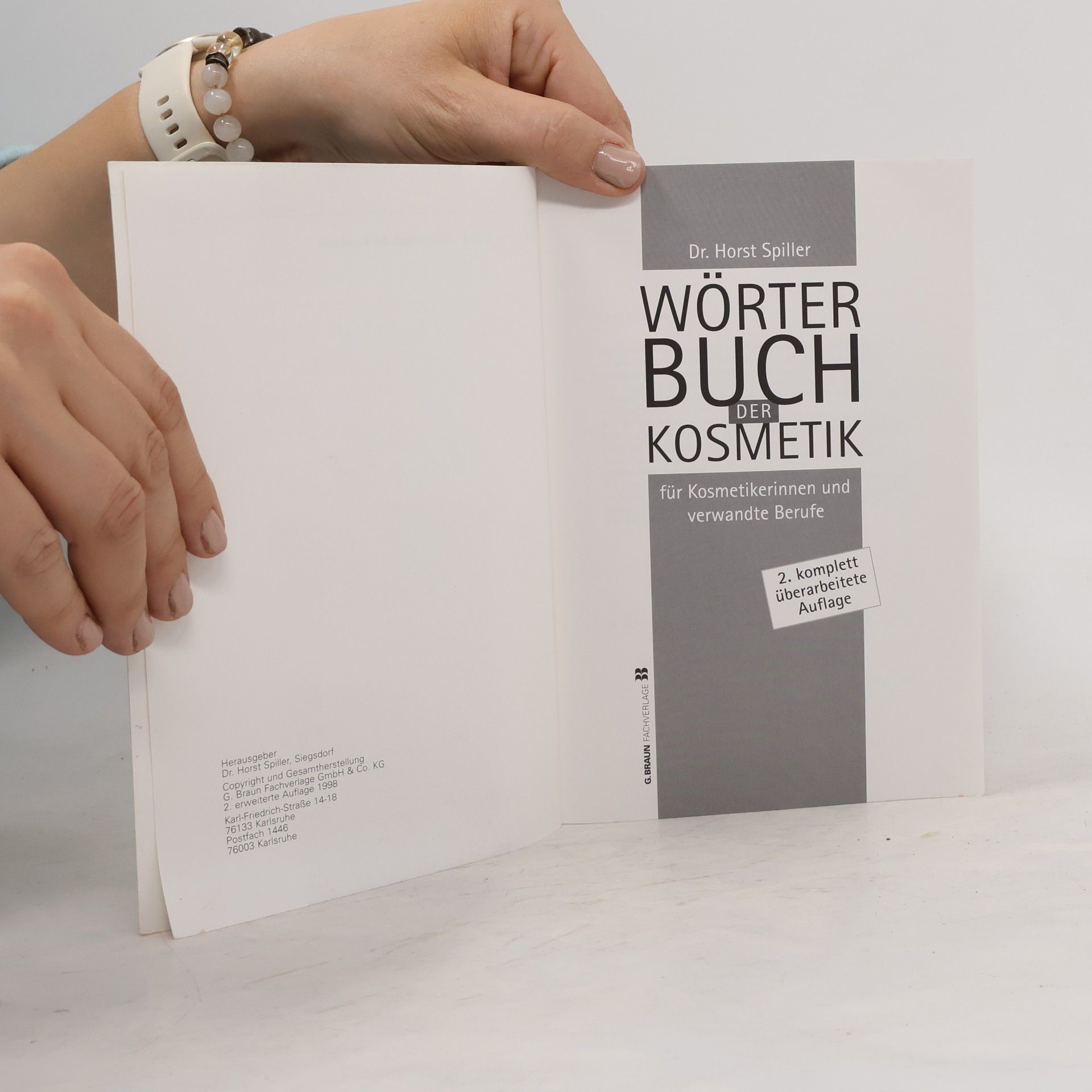 Horst Spiller Wörterbuch der Kosmetik
