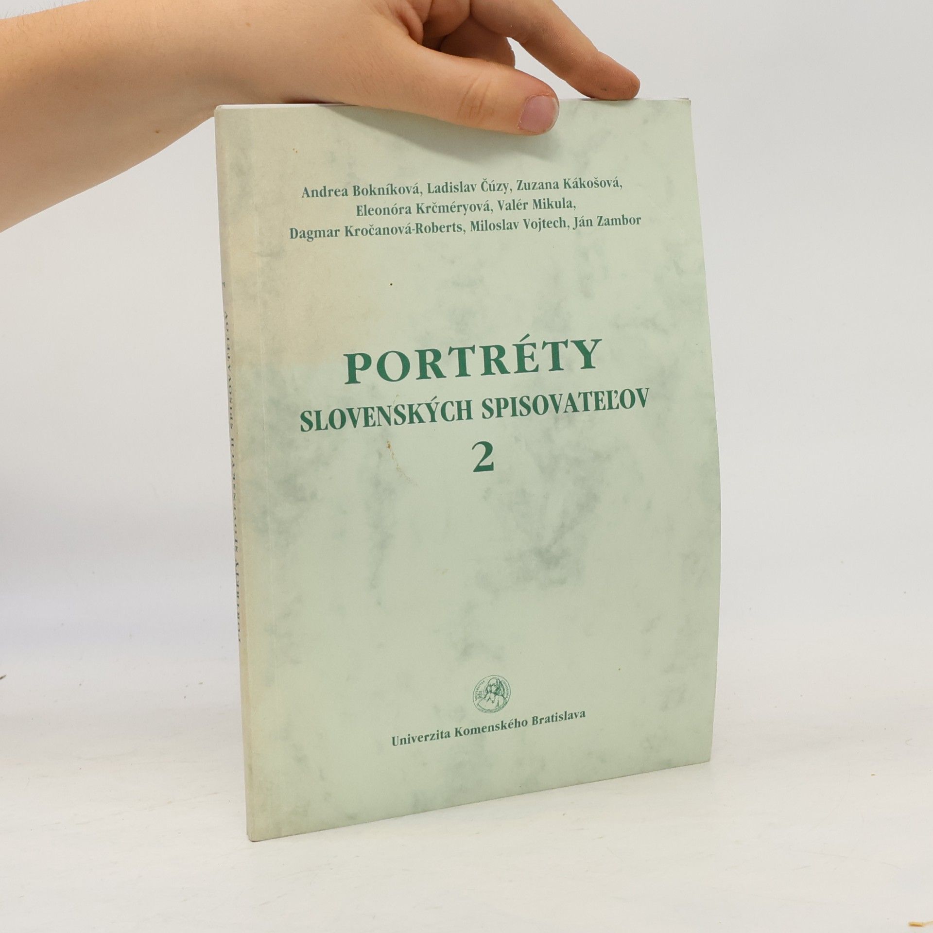 Andrea Bokníková Portréty slovenských spisovateľov 2