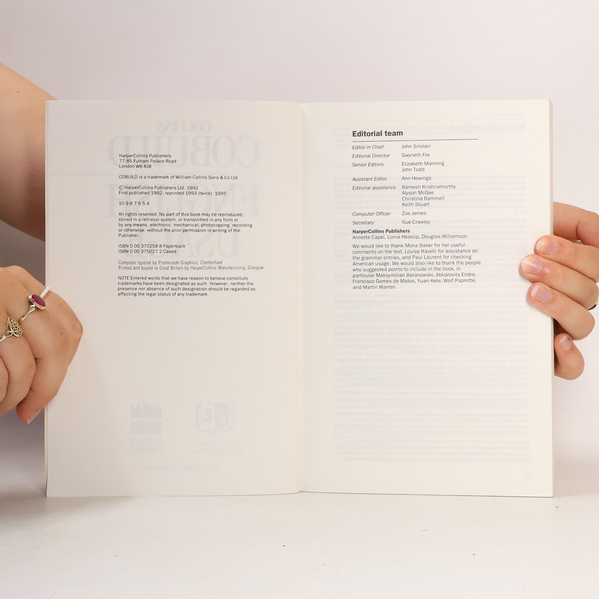 Various authors Collins Cobuild English Usage