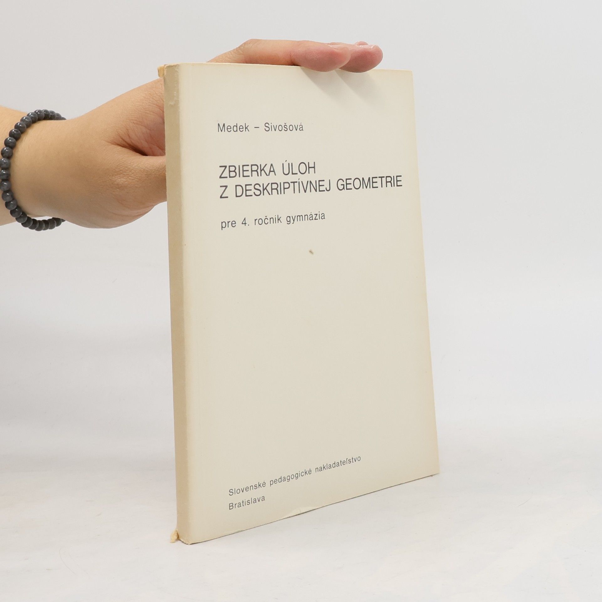 Zbierka úloh z deskriptívnej geometrie pre 4. ročník gymnázia