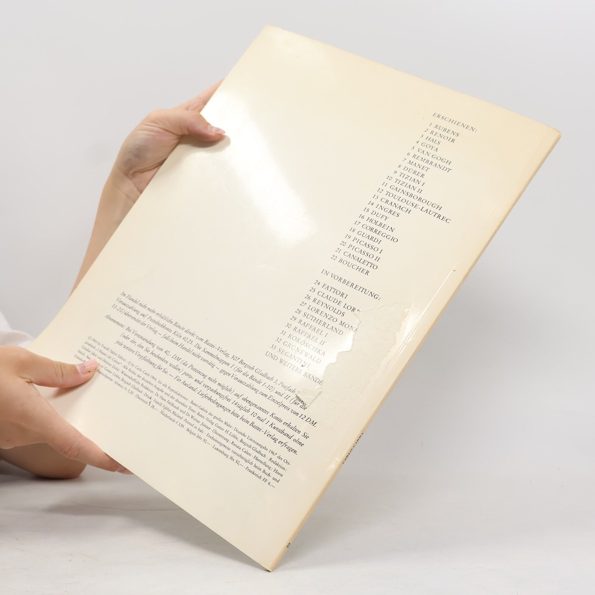 Autorenkollektiv Galerie der grossen Maler: Carrà