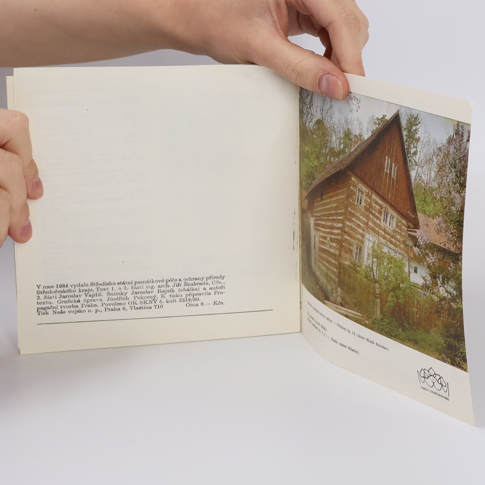 Jiří Škabrada Lidová architektura Středočeského kraje