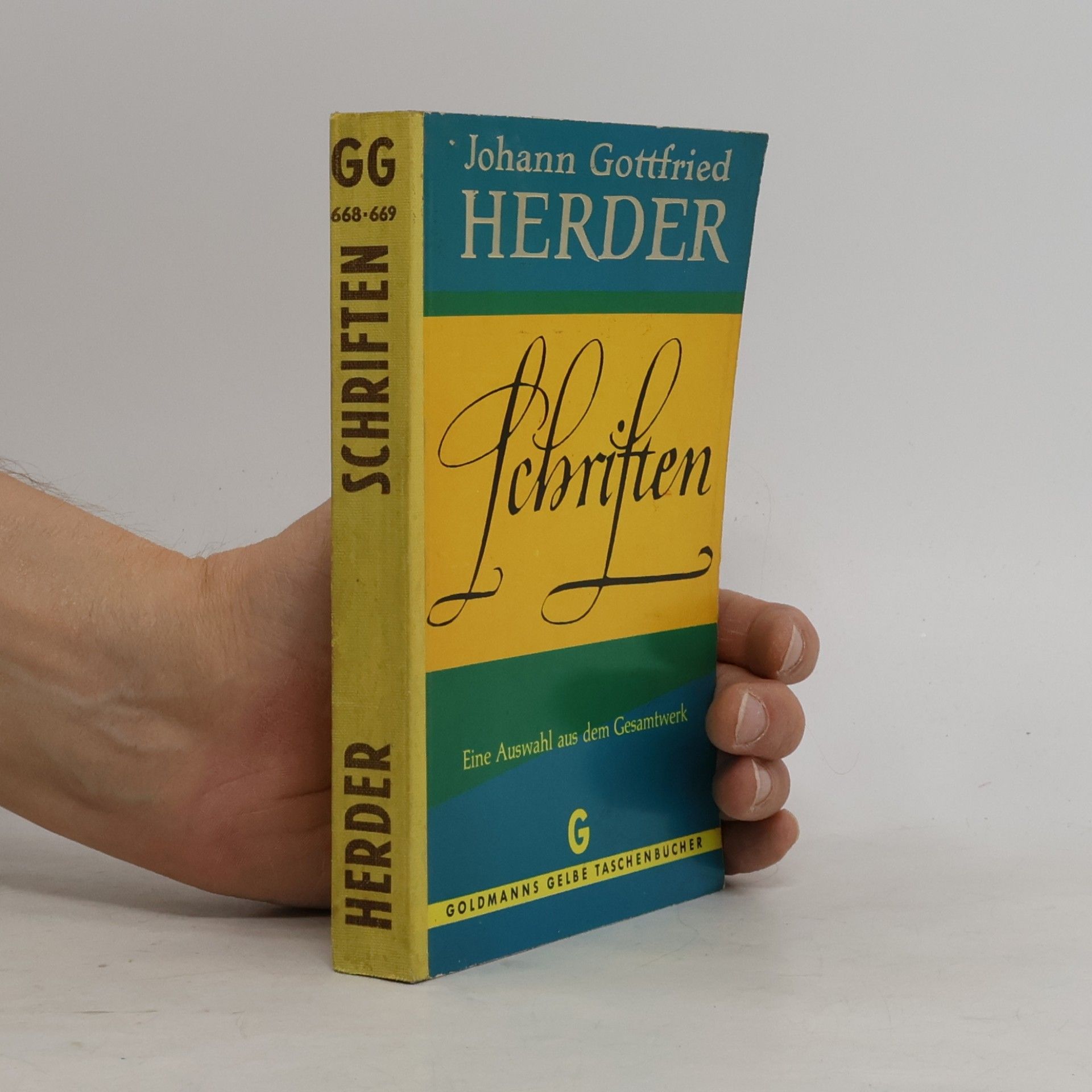 Johann Gottfried Herder Schriften
