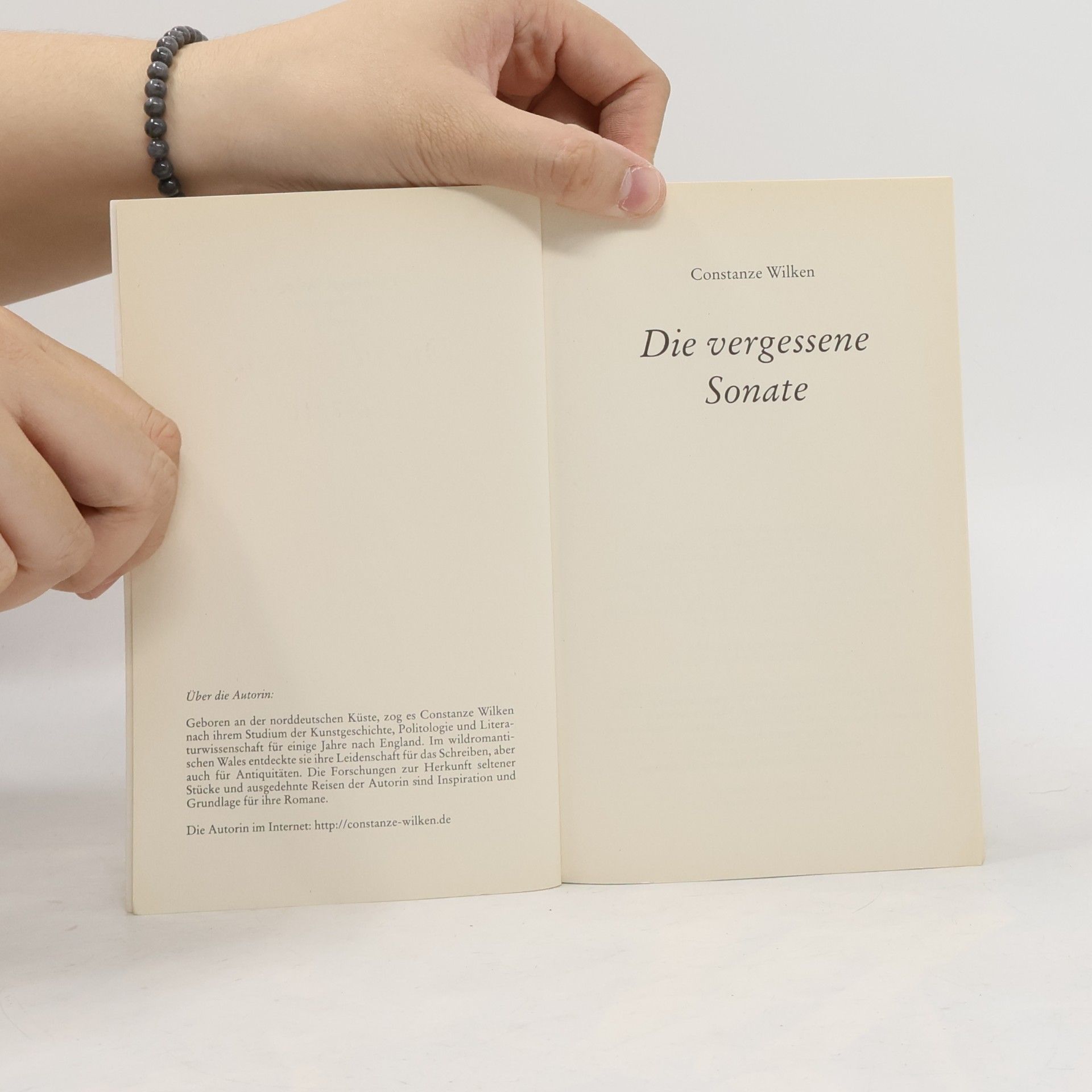 Constanze Wilken Die vergessene Sonate
