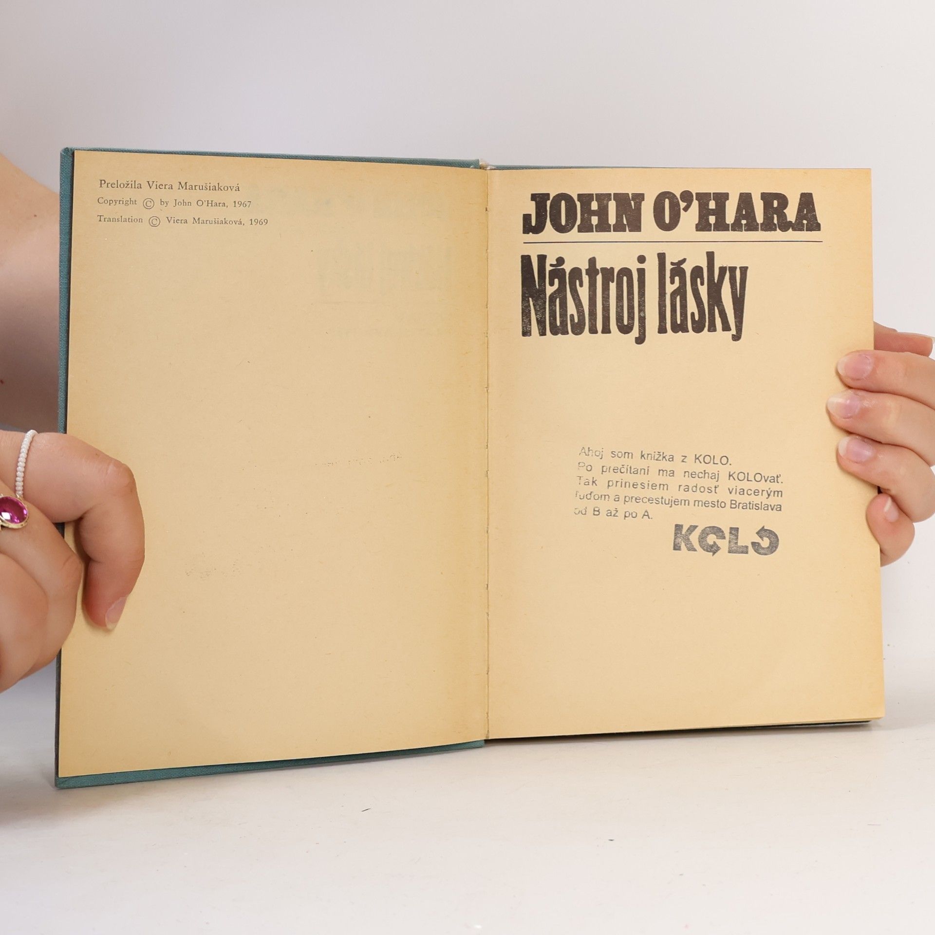 John O'Hara Nástroj lásky