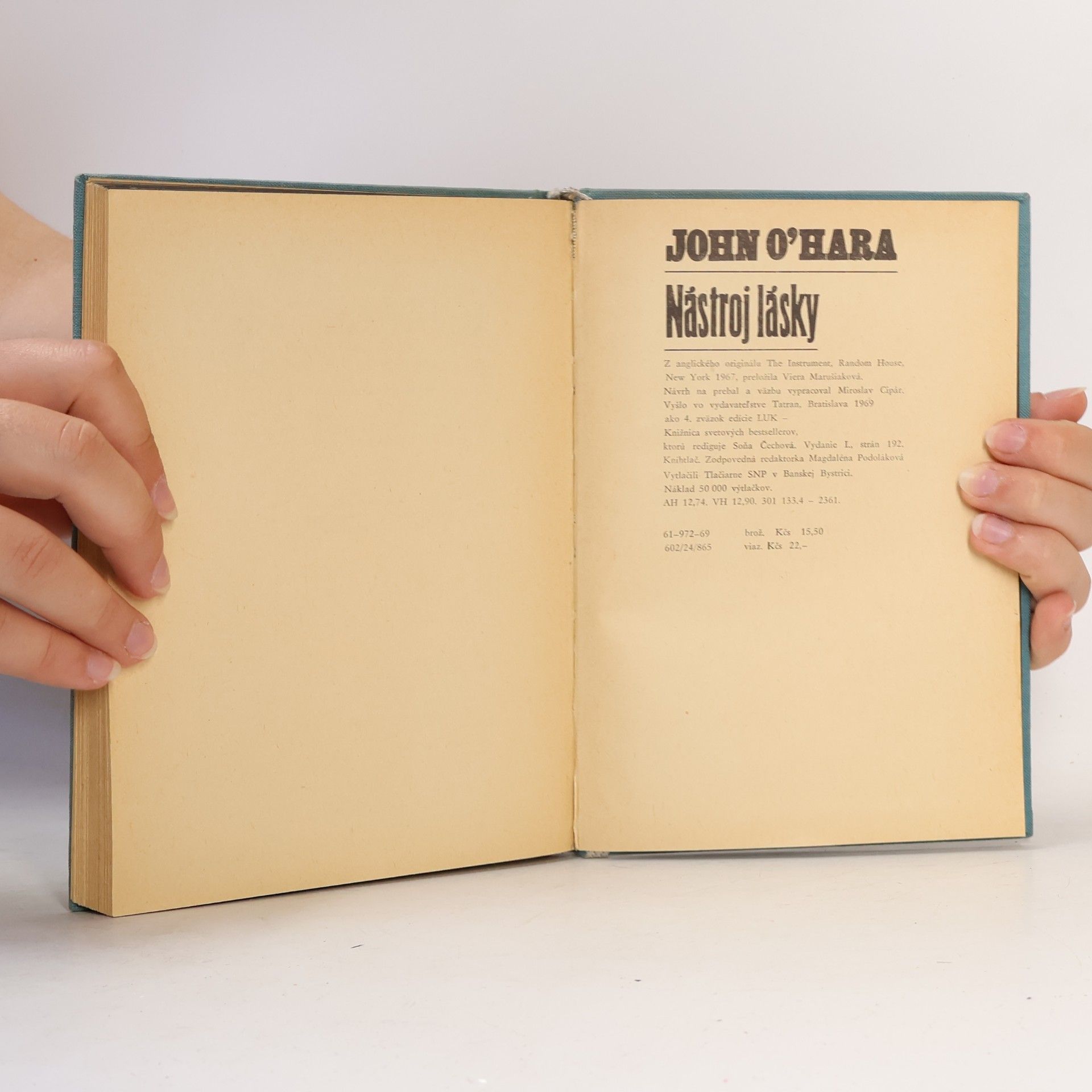 John O'Hara Nástroj lásky