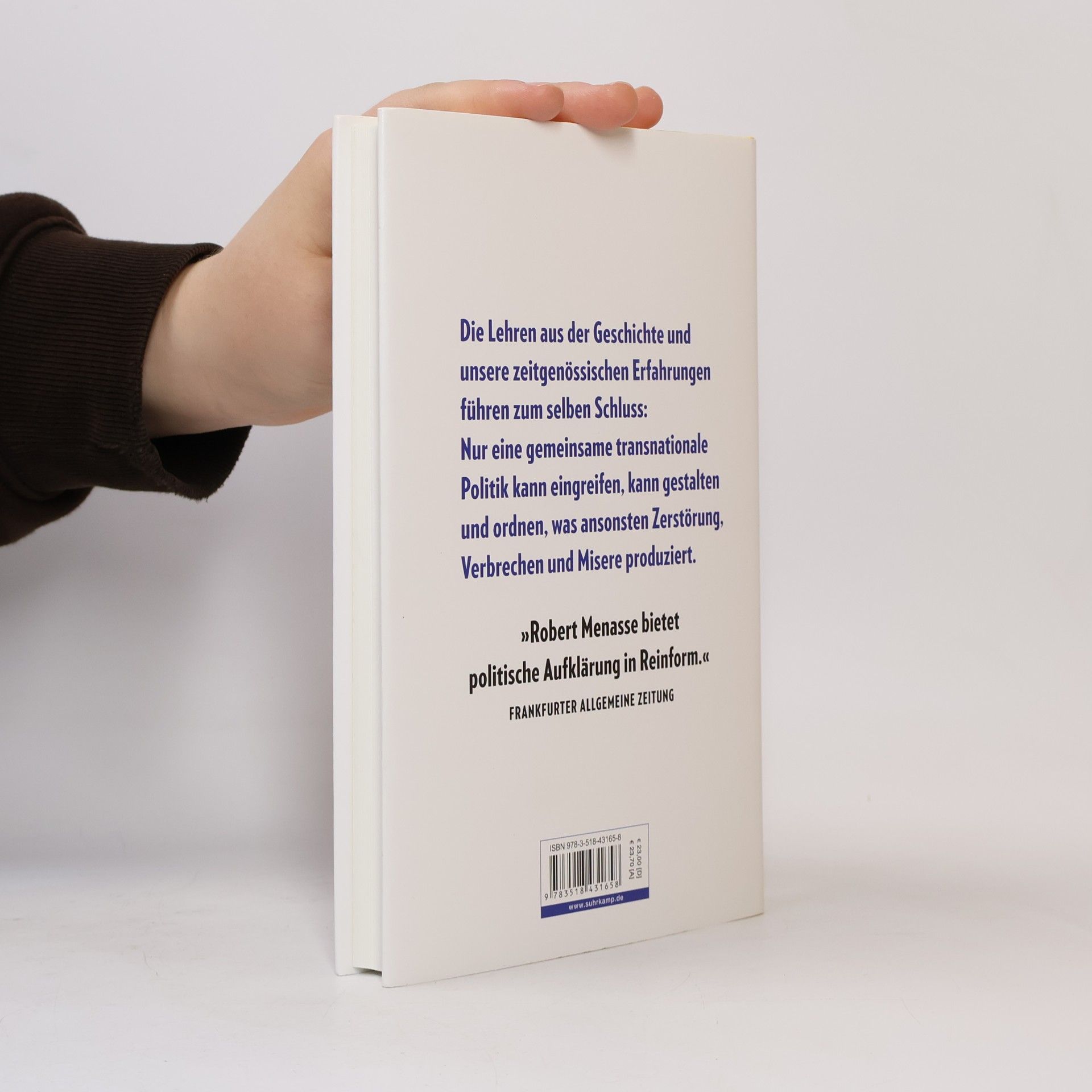 Robert Menasse Die Welt von morgen