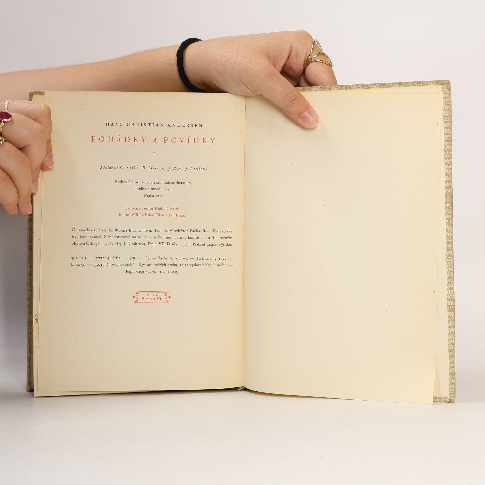 Hans Christian Andersen Pohádky a povídky I.