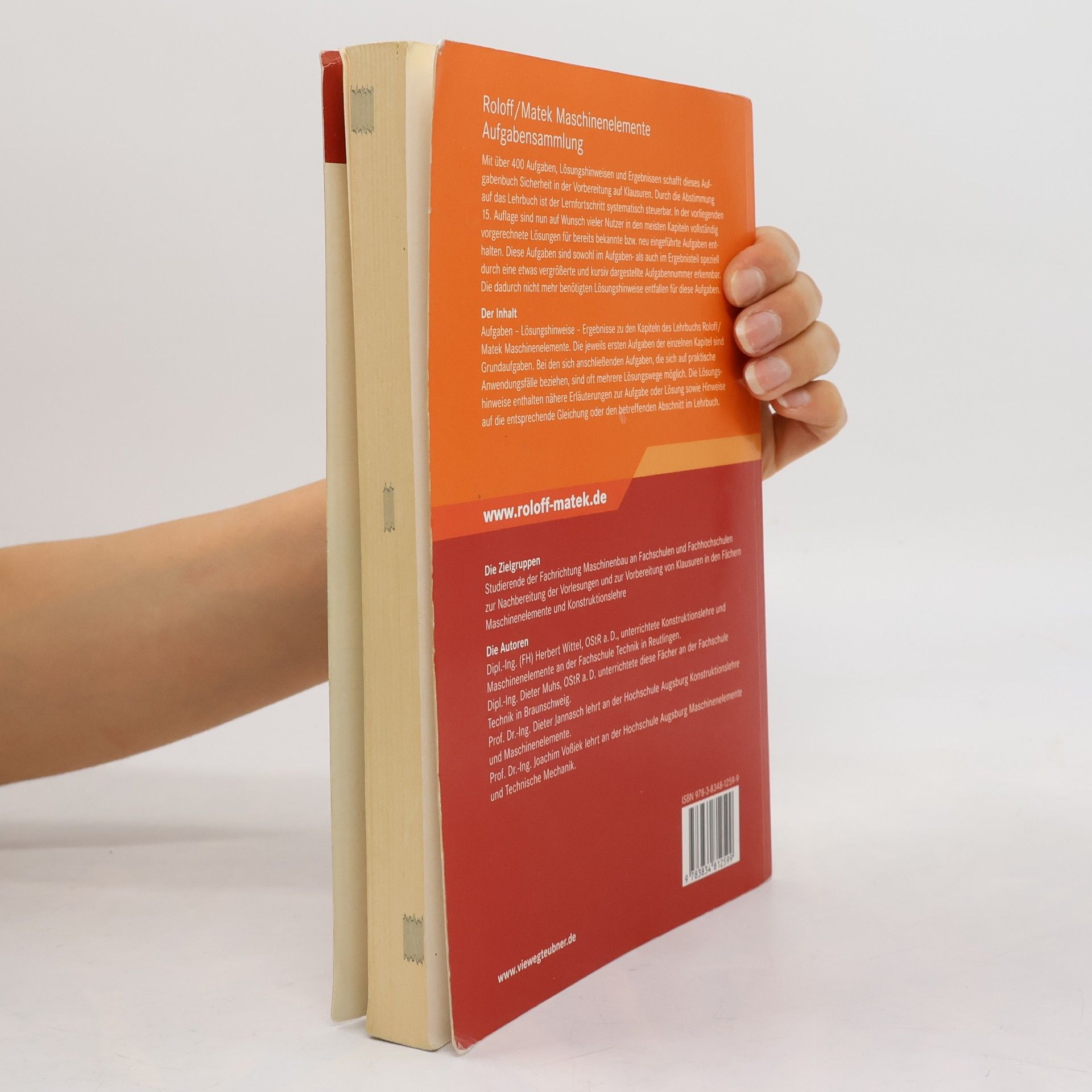 Joachim Voßiek Roloff/Matek Maschinenelemente Aufgabensammlung