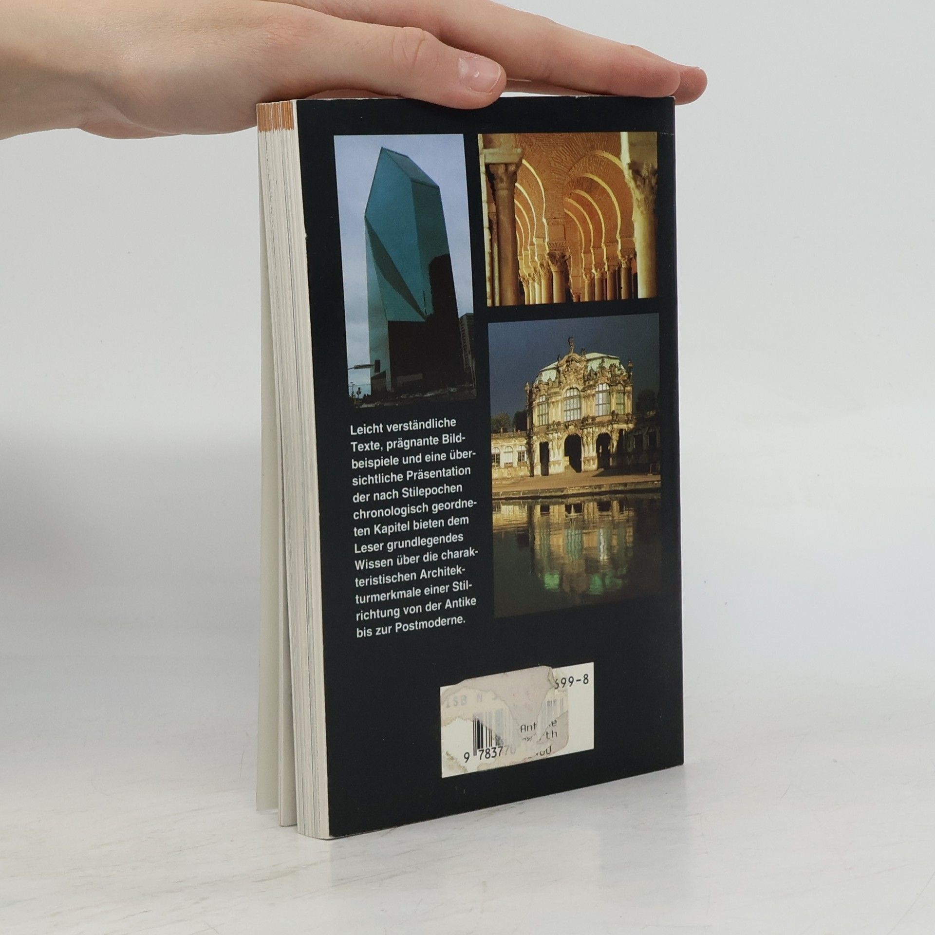 Eva Howarth DuMonts Schnellkurs "Architektur" von der griechischen Antike bis zur Postmoderne