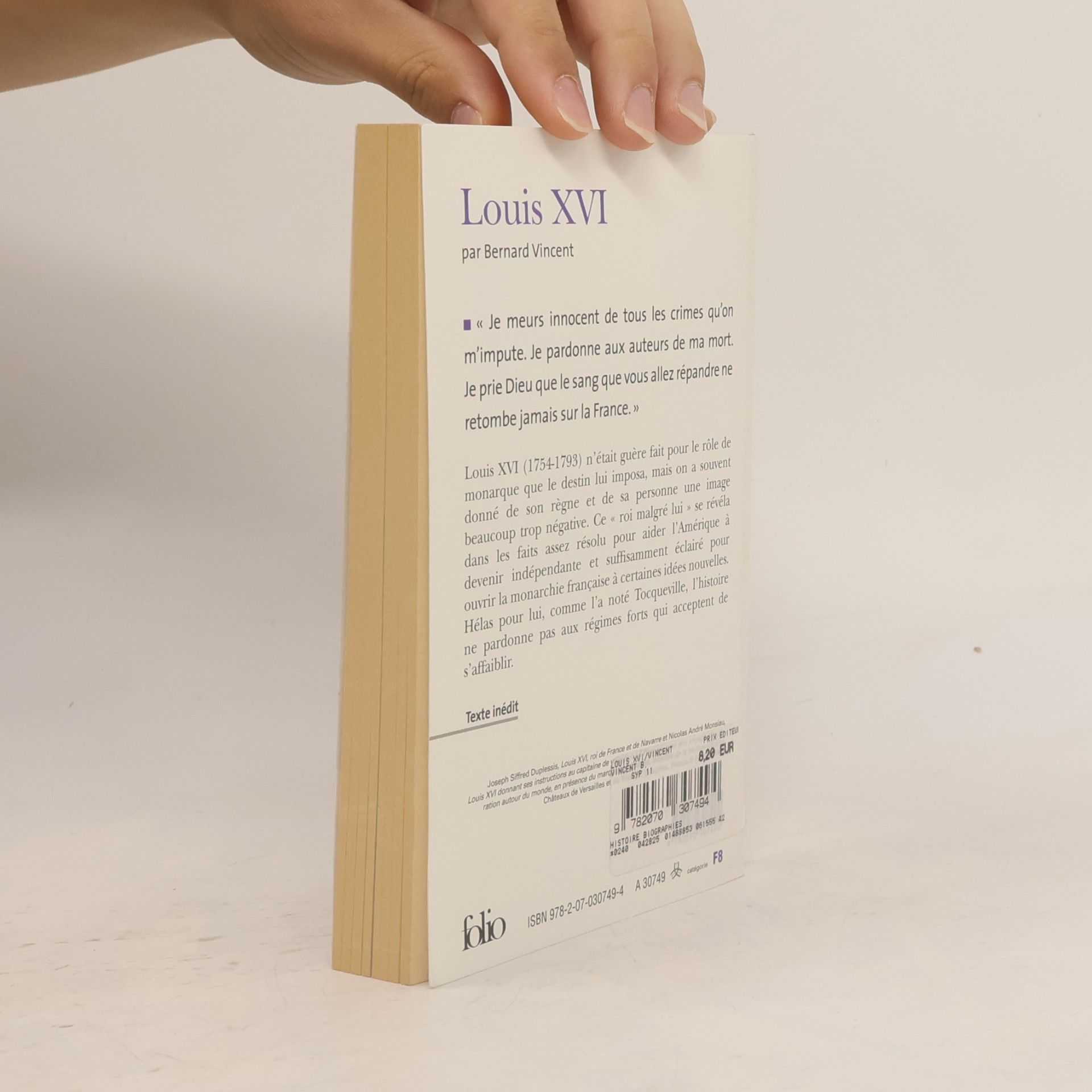 Bernard Vincent Folio Biographies - 12: Luis XVI