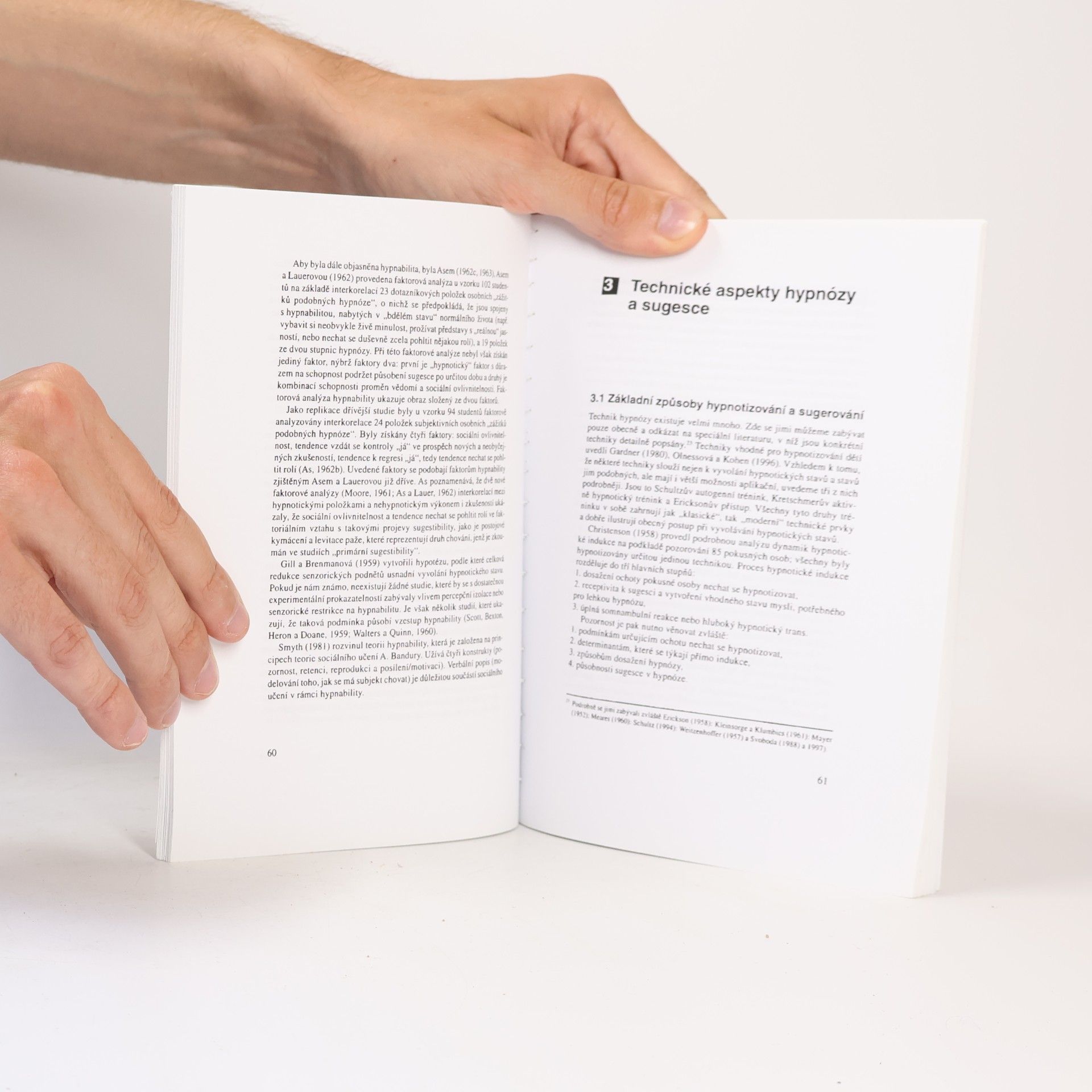 Jiří Hoskovec Psychologie hypnózy a sugesce