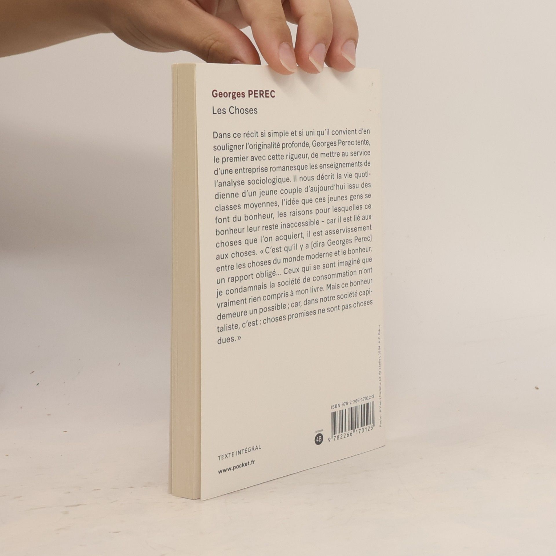 Georges Perec Les choses
