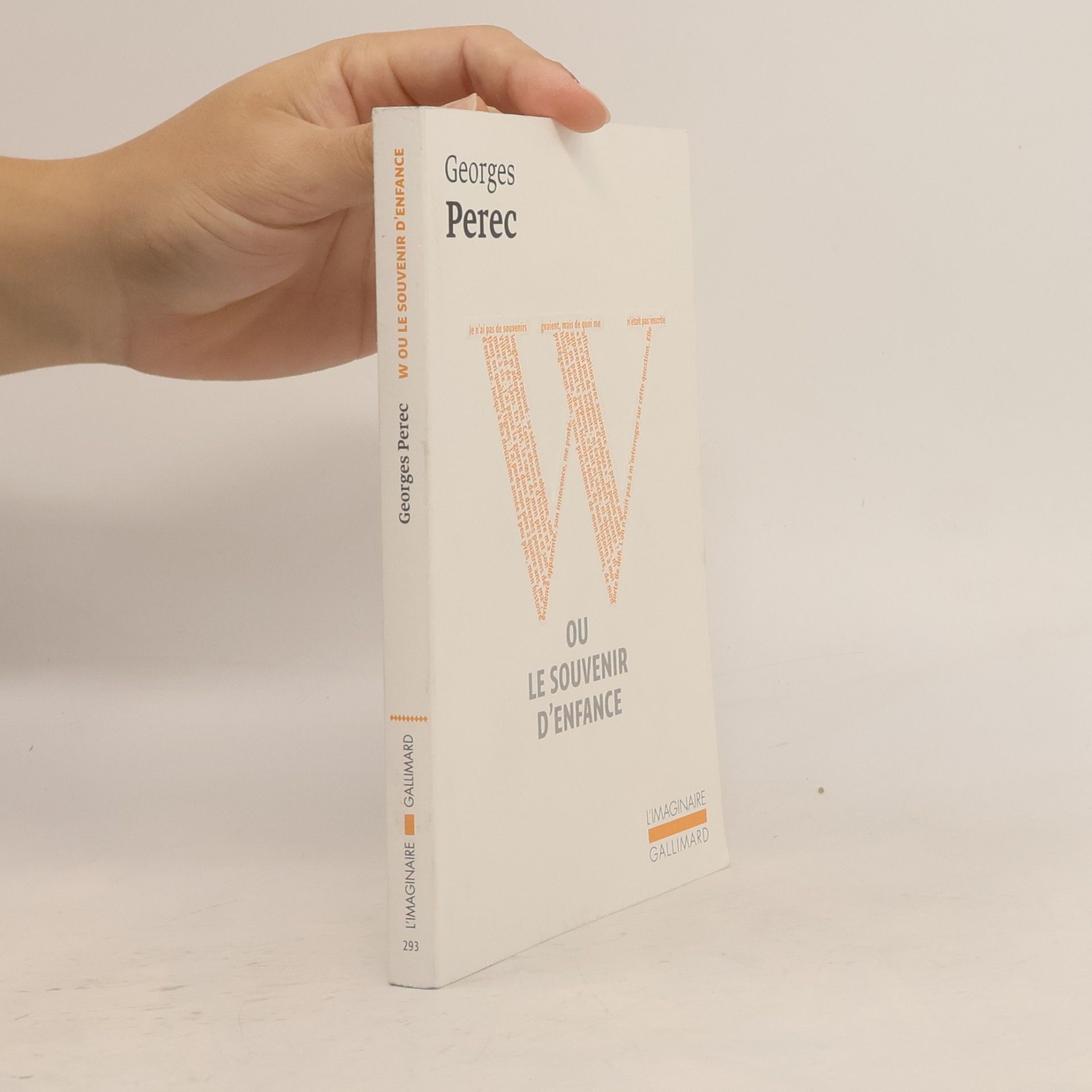 Georges Perec W ou le souvenir d'enfance