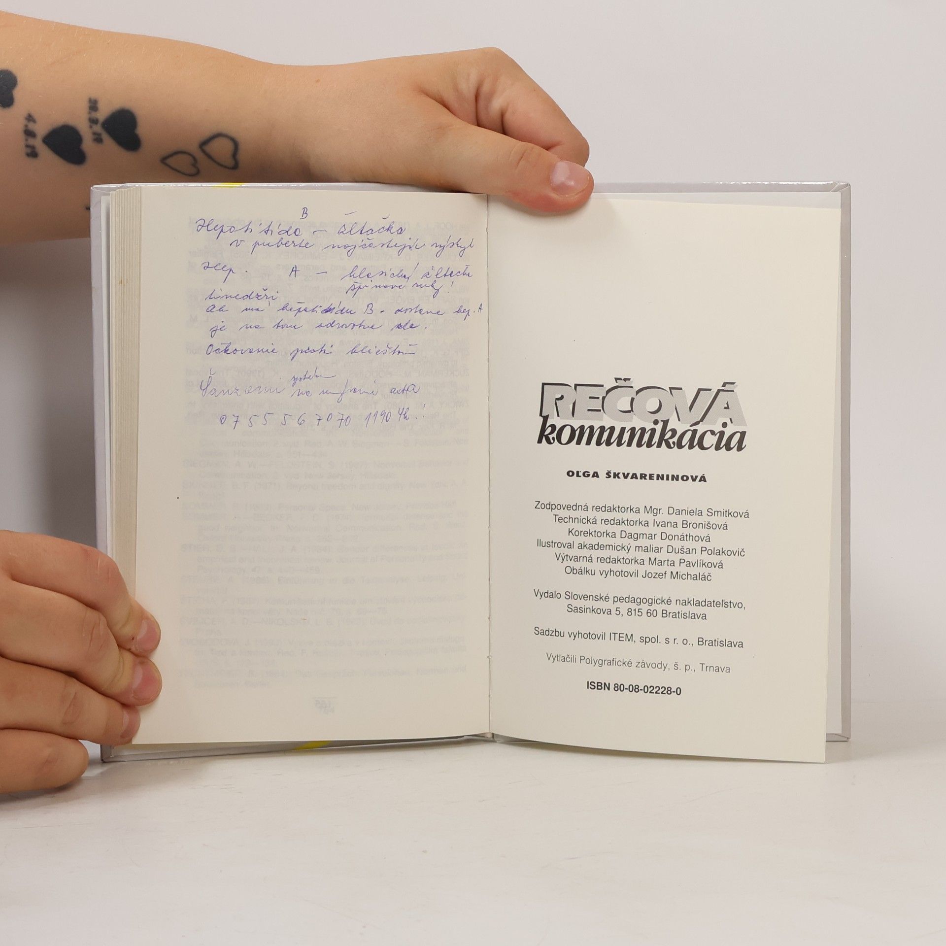 Ol ga Škvareninová Rečová komunikácia