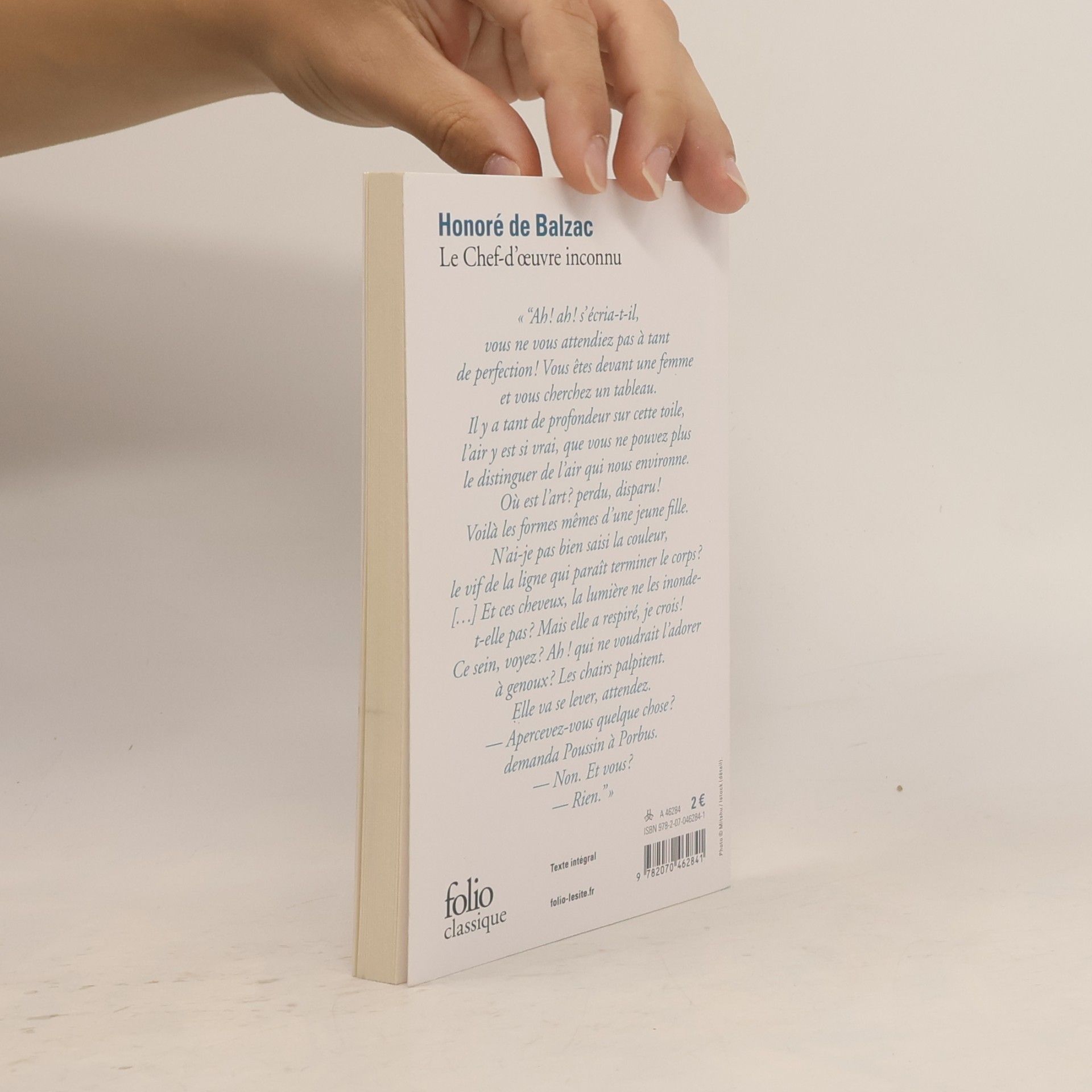 Honoré de Balzac Folio classique: Le chef-d'œuvre inconnu - Édition d'Adrien Goetz