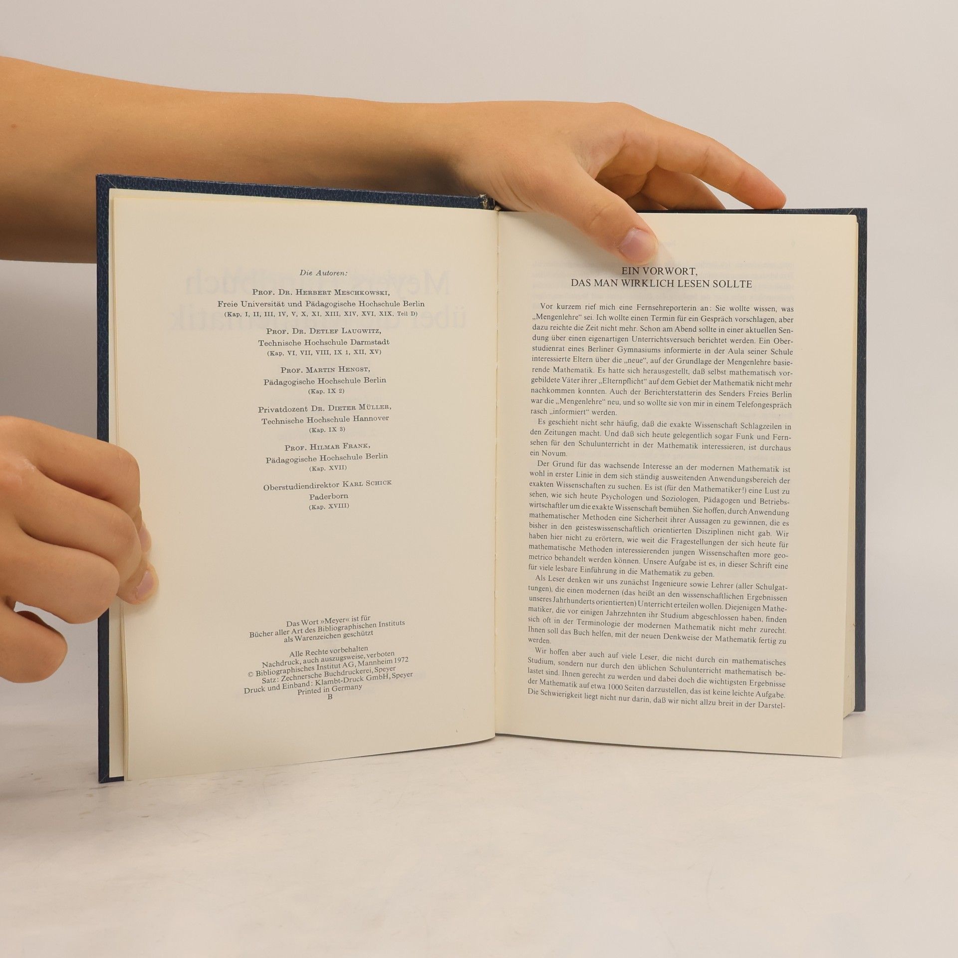 Autores varios Meyers Handbuch über die Mathematik