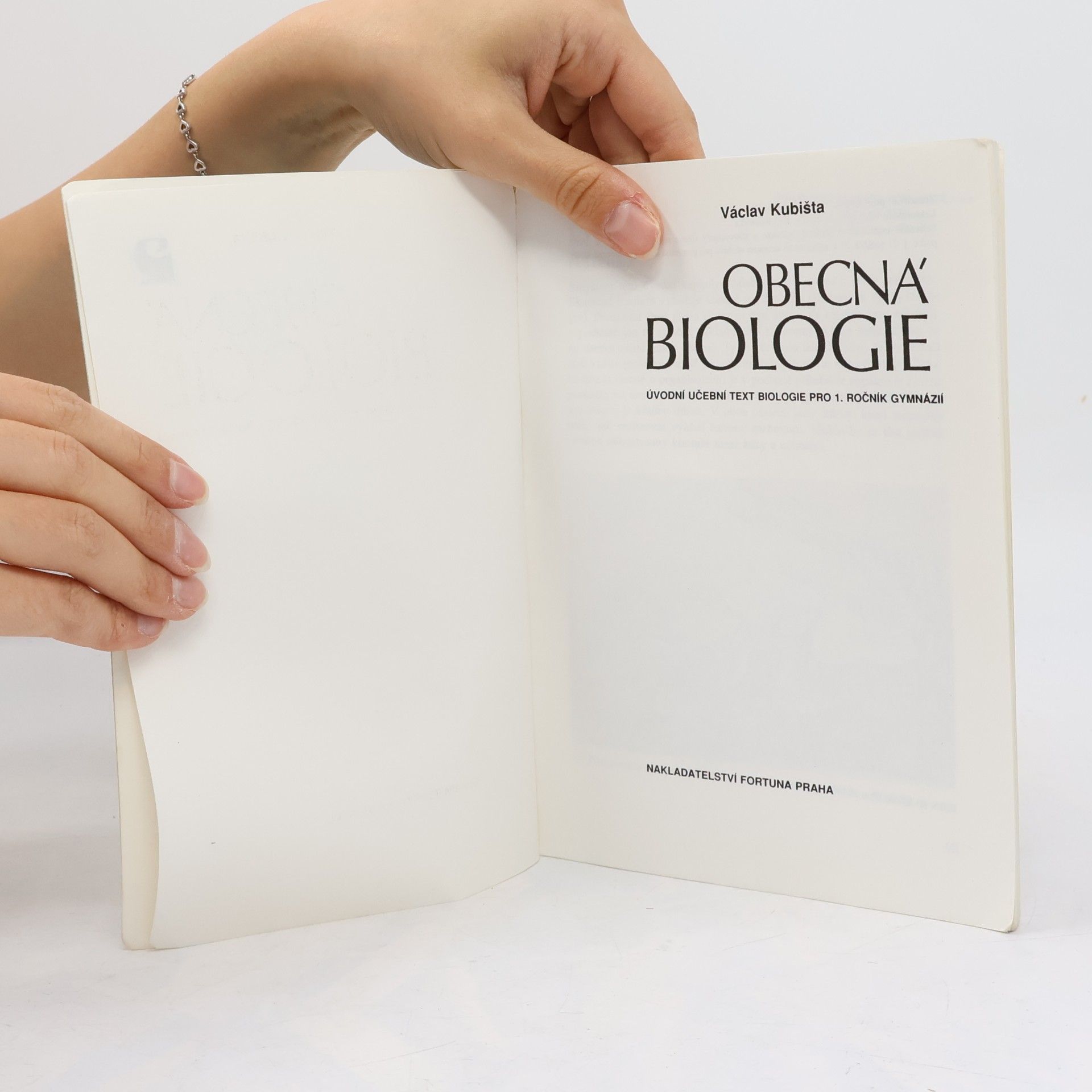 Václav Kubišta Obecná biologie