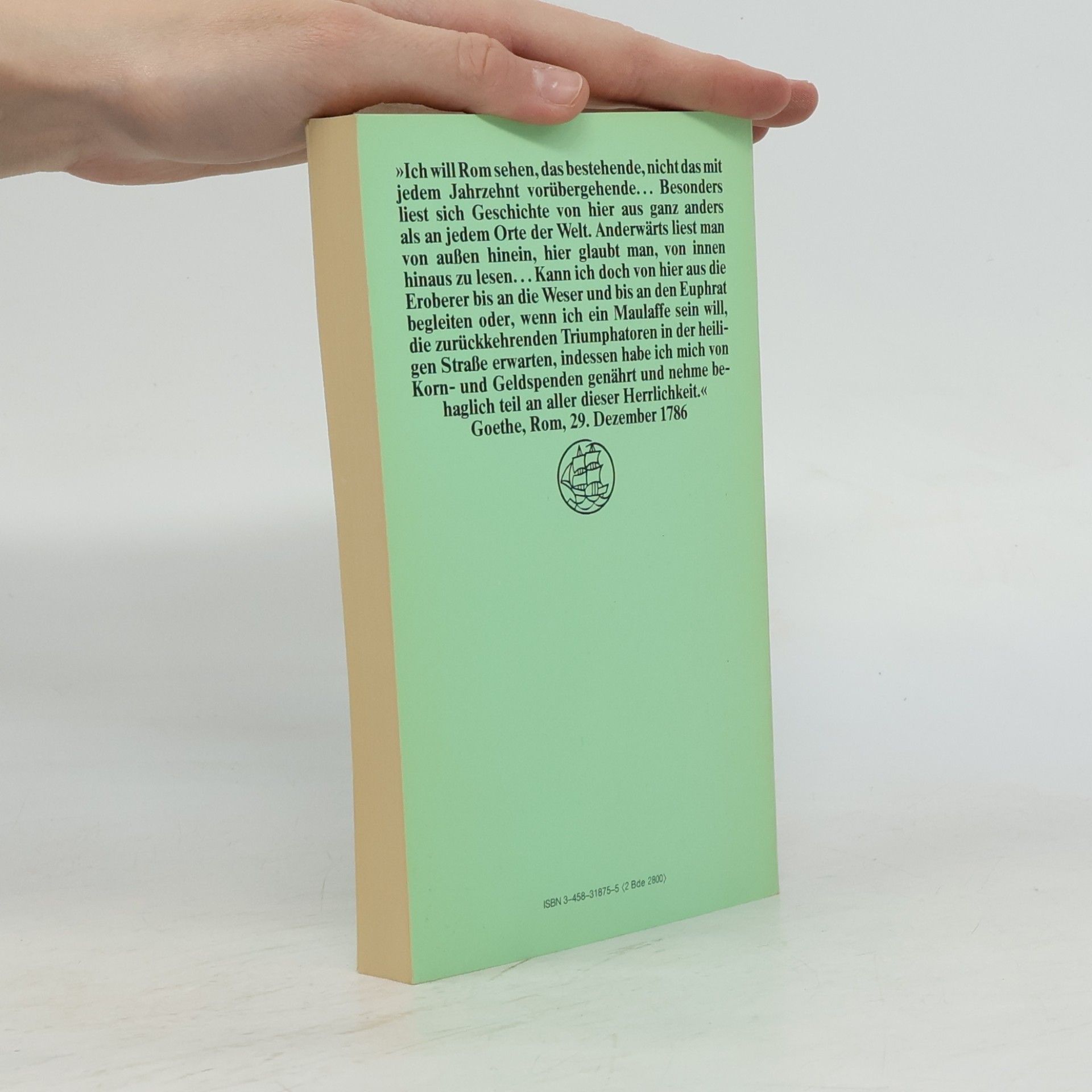 Johann Wolfgang von Goethe Italienische Reise