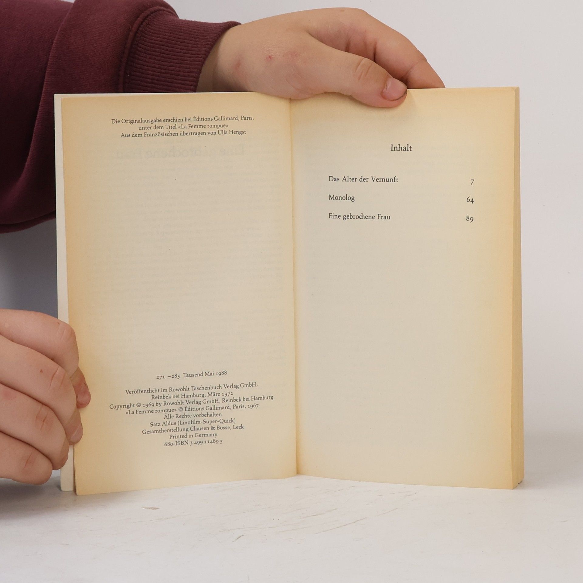 Simone Beauvoir Eine Gebrochene Frau