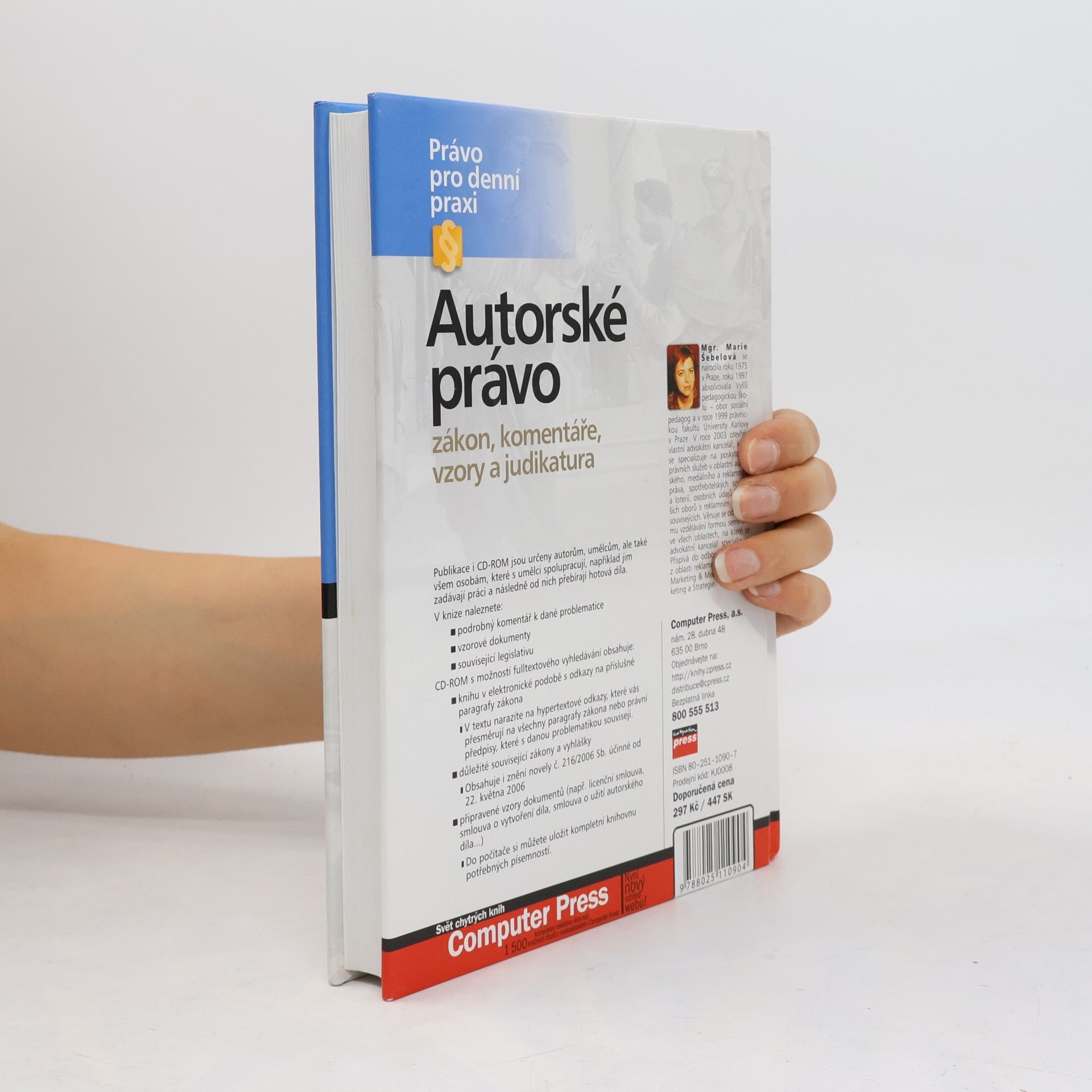 Marie Šebelová Autorské právo. Zákon, komentáře, vzory a judikatura