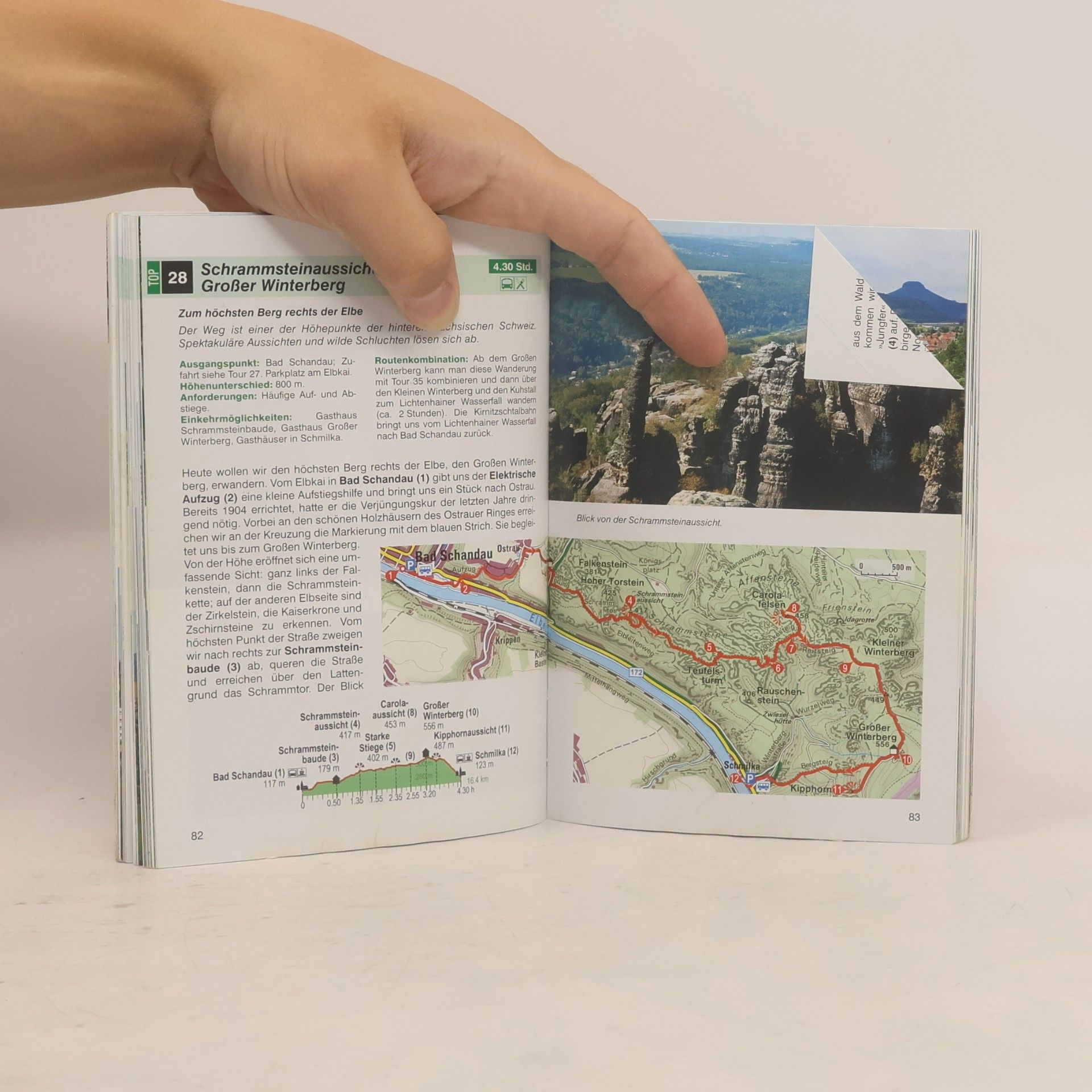 Franz Hasse Wanderungen durch das Elbsandsteingebirge