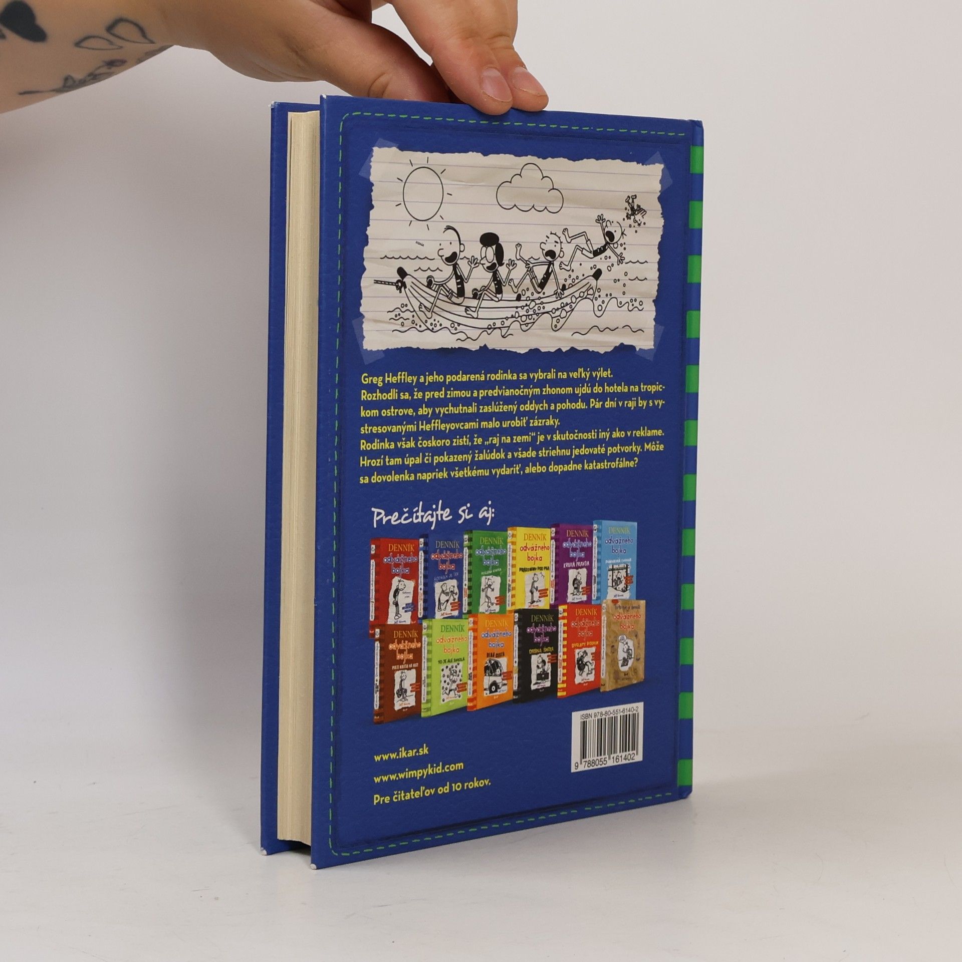 Jeff Kinney Denník odvážneho bojka 12. Rodinný úlet