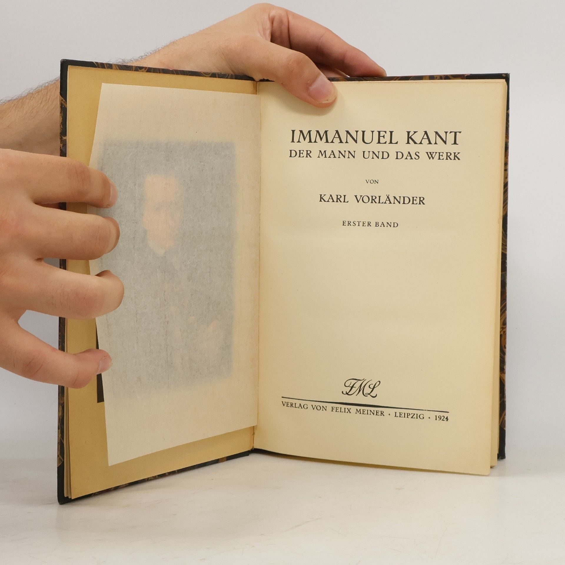 Carl Vorländer Immanuel Kant - Der Mann und das Werk I.