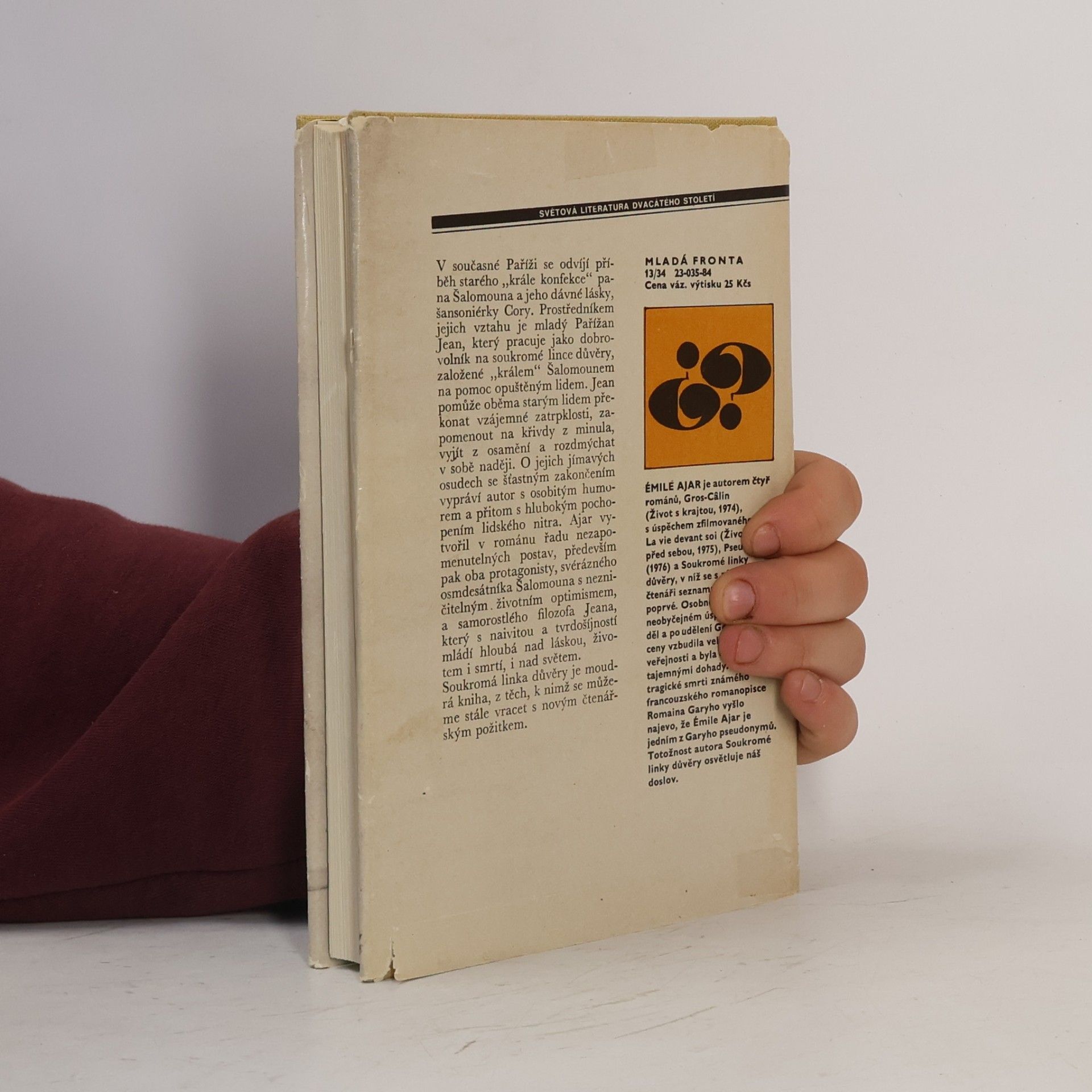 Romain Gary Soukromá linka důvěry