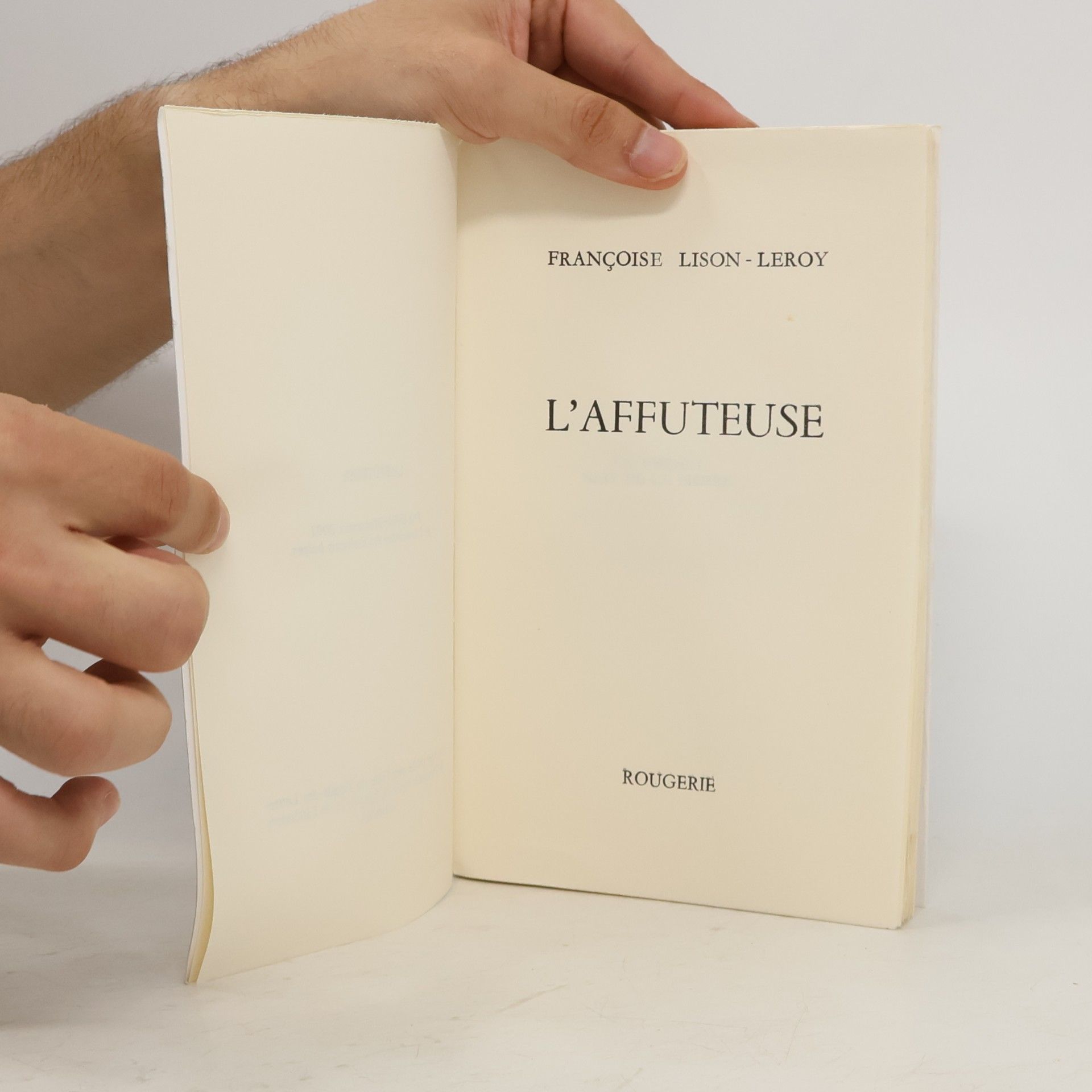Françoise Lison-Leroy L’affûteuse