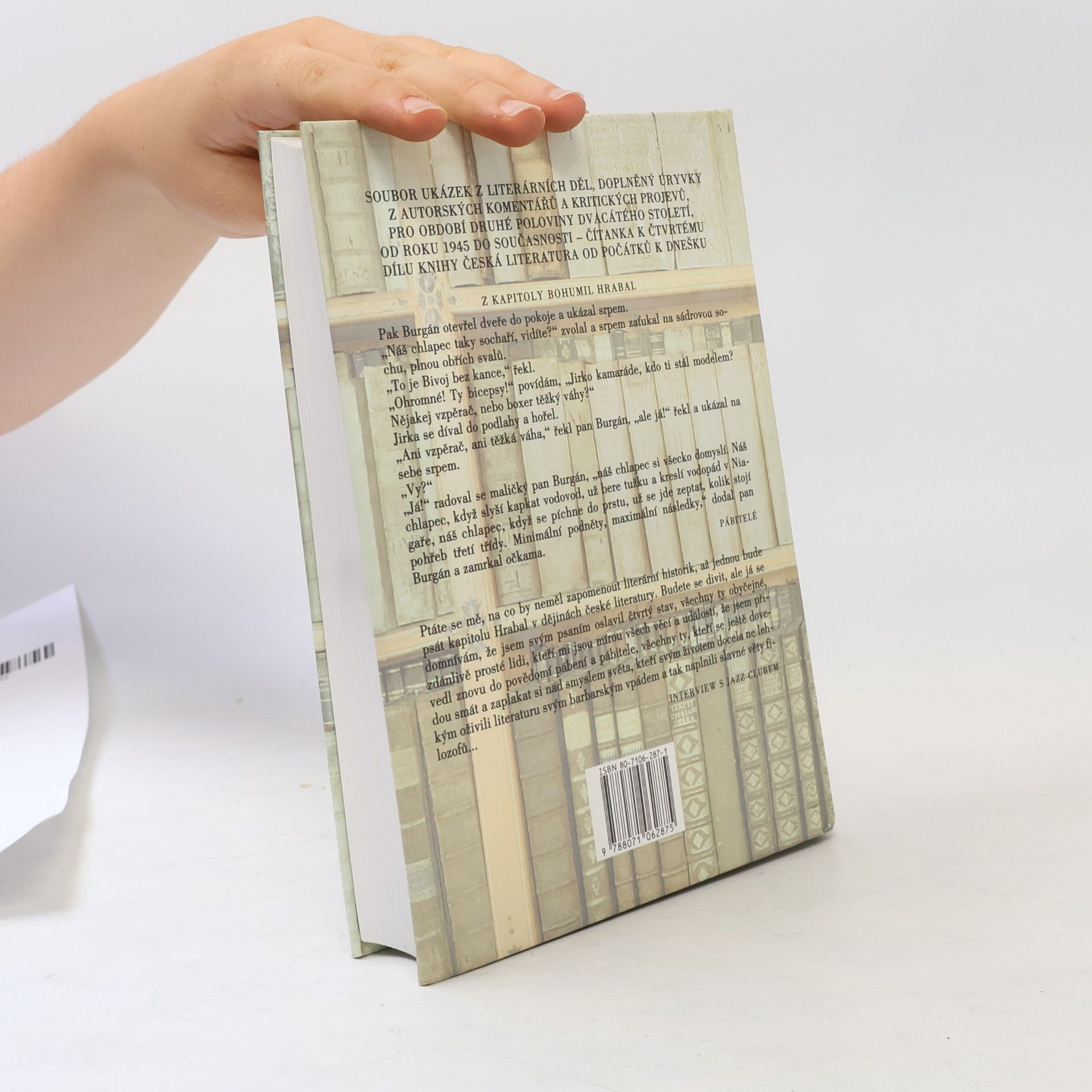 Jiří Holý Kniha textů 4. Česká literatura od počátků k dnešku. 2. polovina 20. století