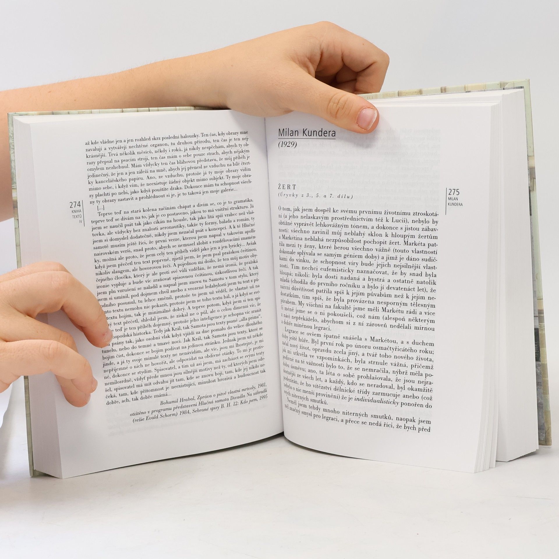 Jiří Holý Kniha textů 4. Česká literatura od počátků k dnešku. 2. polovina 20. století