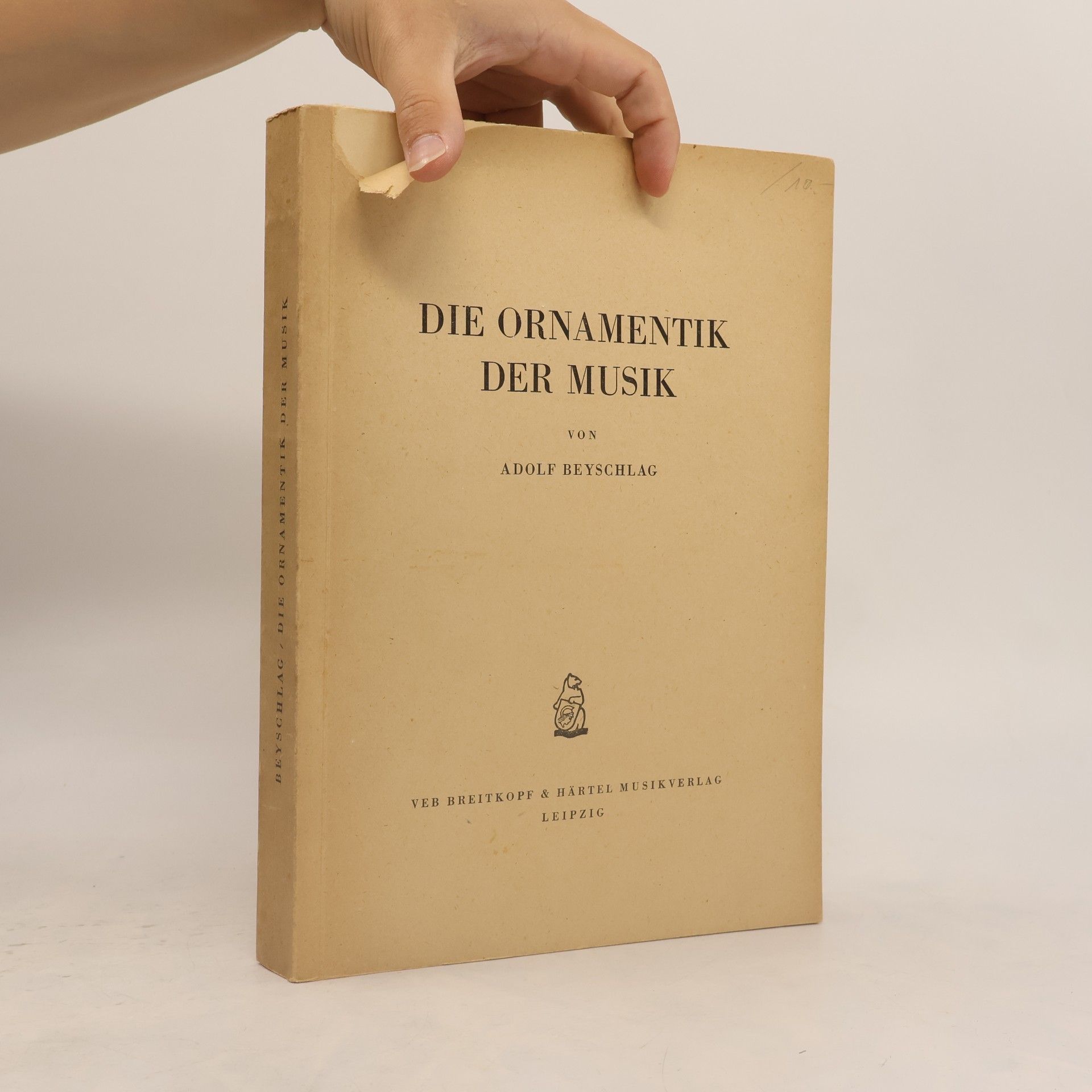 Adolf Beyschlag Die Ornamentik der Musik