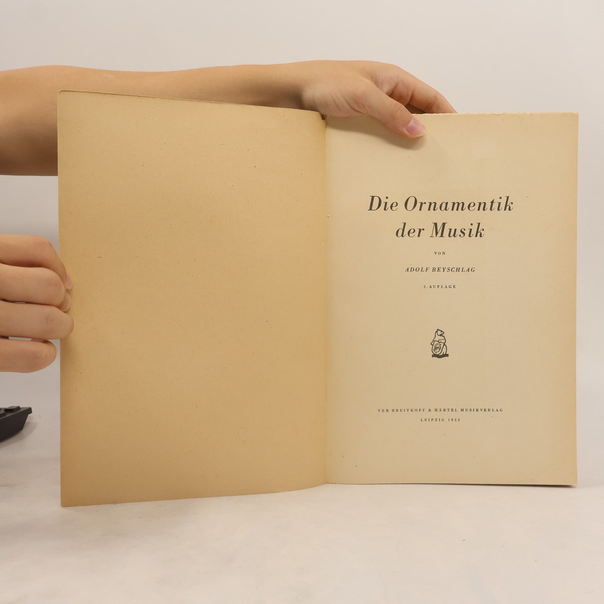 Adolf Beyschlag Die Ornamentik der Musik