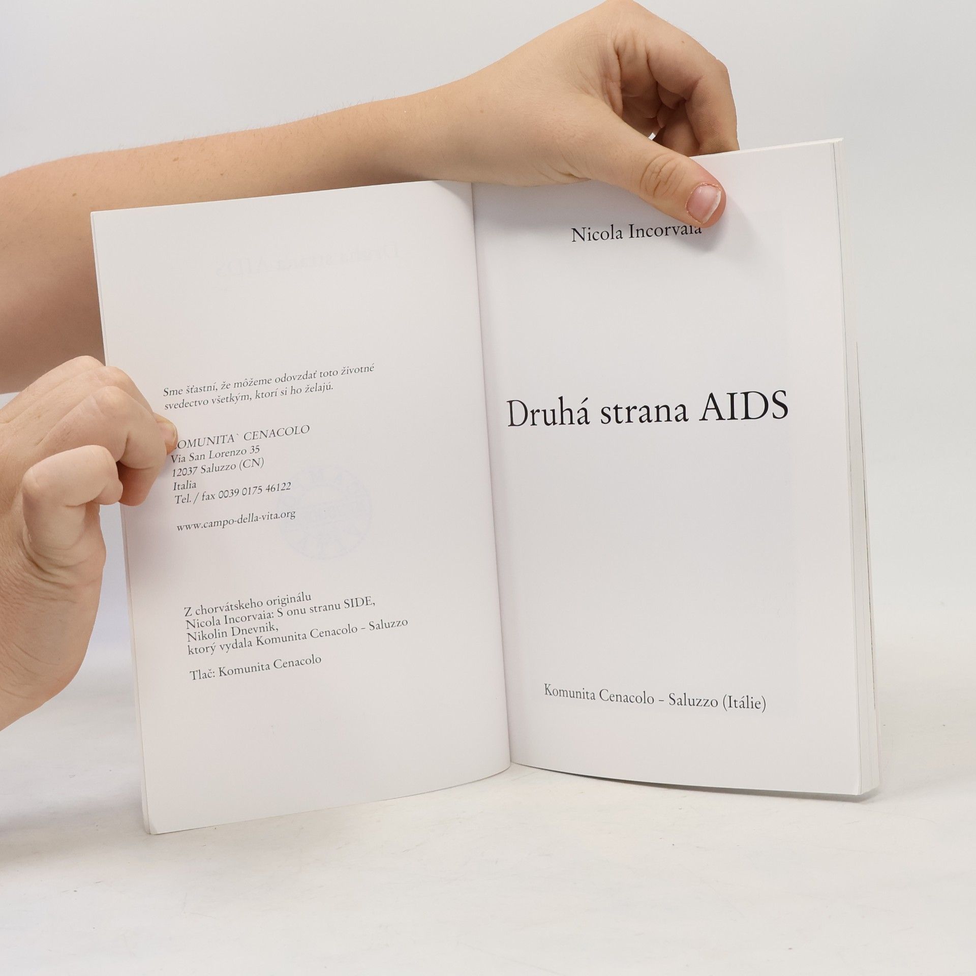 Nicola Incorvaia Druhá strana AIDS